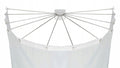 Drążek prysznicowy łukowy Wenko 72-96 x 10 mm biały