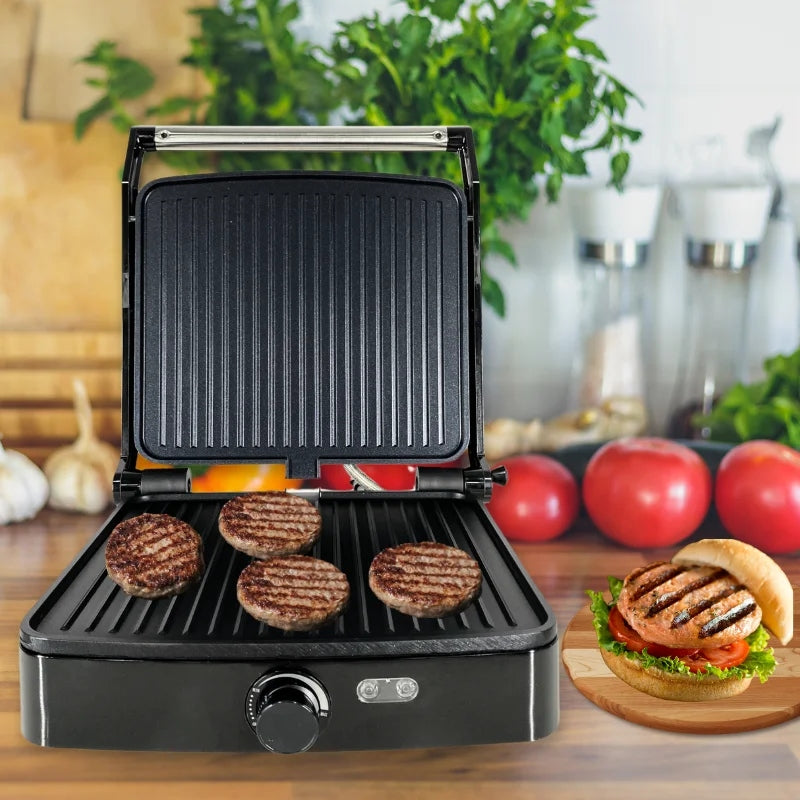 Panini grill elektryczny Eisenbach HW-1960 srebrny/szary 2000 W