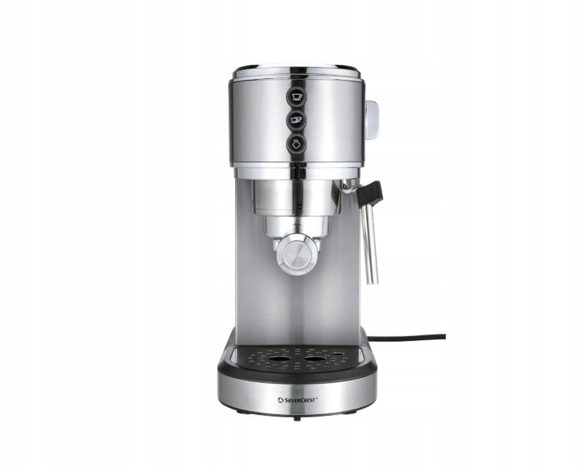 Kolbowy ekspres ciśnieniowy SilverCrest SEMS 1350 A2 1350 W srebrny