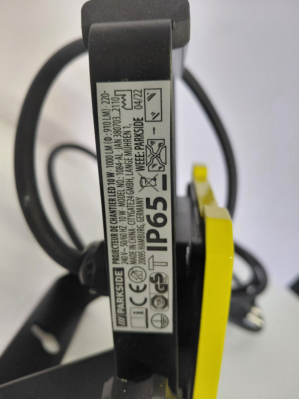 PARKSIDE Naświetlacz LED 10 W PAS 10 A3 Reflektor Przenośny