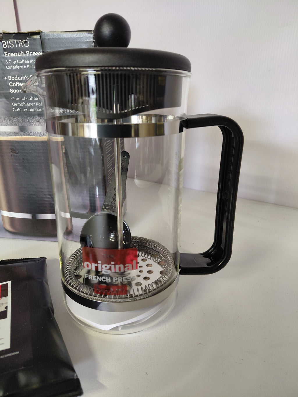 Zaparzacz do kawy Bodum Bistro French Press 1,0L + Kawa