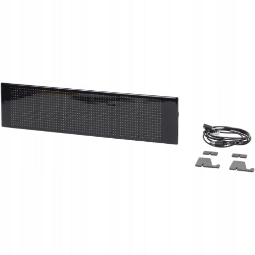 Pikselowy ekran LED B.K Light 10 W zintegrowane źródło LED 37,4 x 9,2 cm