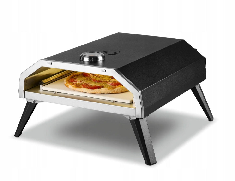 PIEC DO PIZZY GAZOWY PRZENOŚNY KAMIEŃ DOMOWY GRILL ZESTAW GRILLMEISTER
