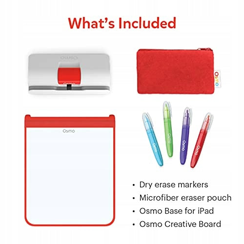 Osmo - Creative Starter Kit for iPad - 3 Educational Learning Games - Ages