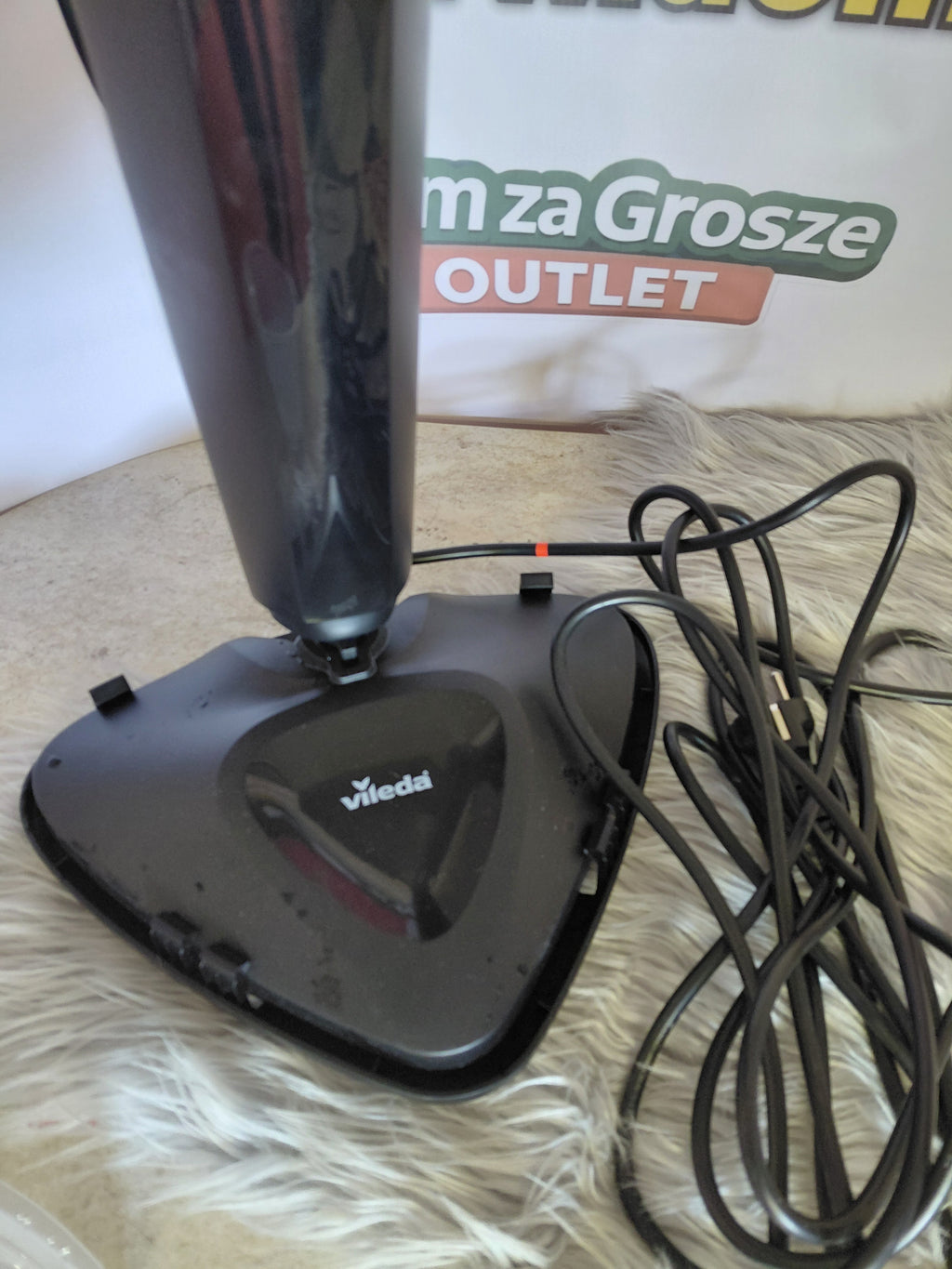 Vileda Steam Plus Mop Parowy 1550W Elektryczny 2 Nakładki Stan Powystawowy