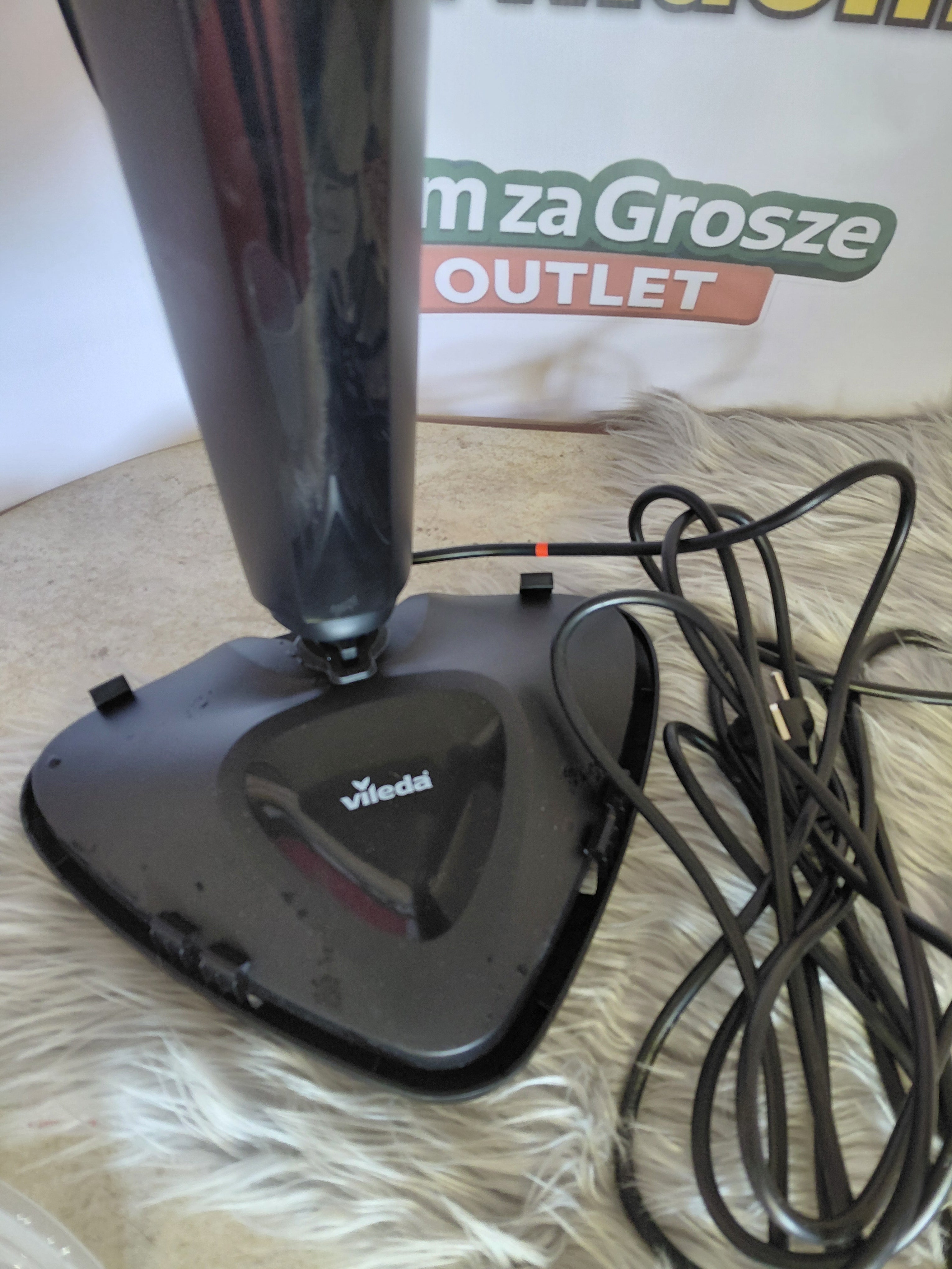 Vileda Steam Plus Mop Parowy 1550W Elektryczny 2 Nakładki Stan Powystawowy