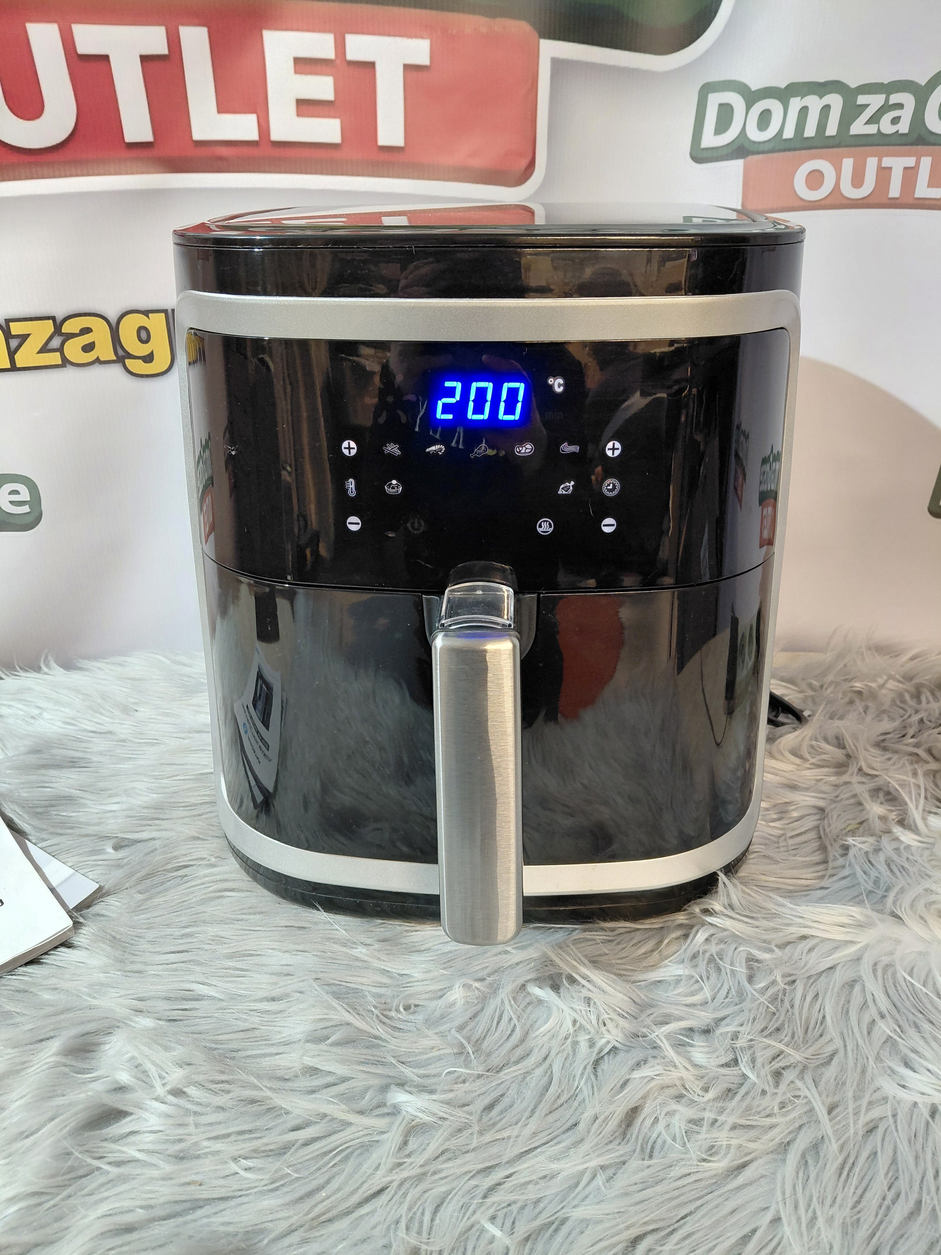 Aigostars Cube 300010IBT Air Fryer 7L 1900W Touch Panel