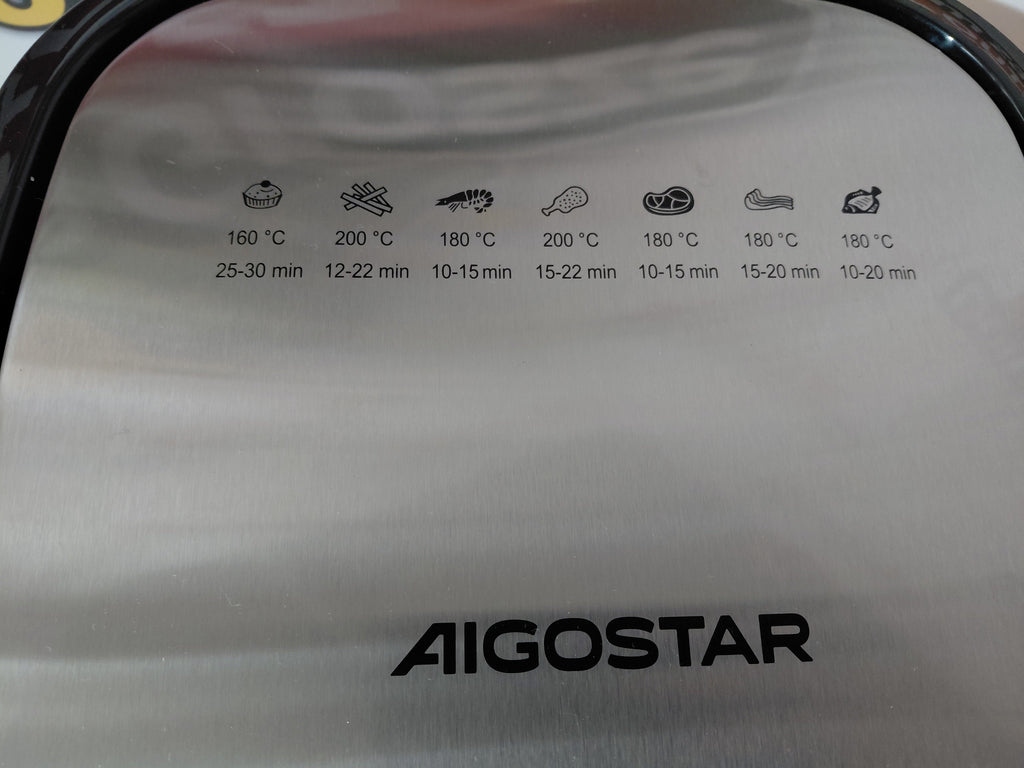 Aigostars Cube 300010IBT Air Fryer 7L 1900W Touch Panel