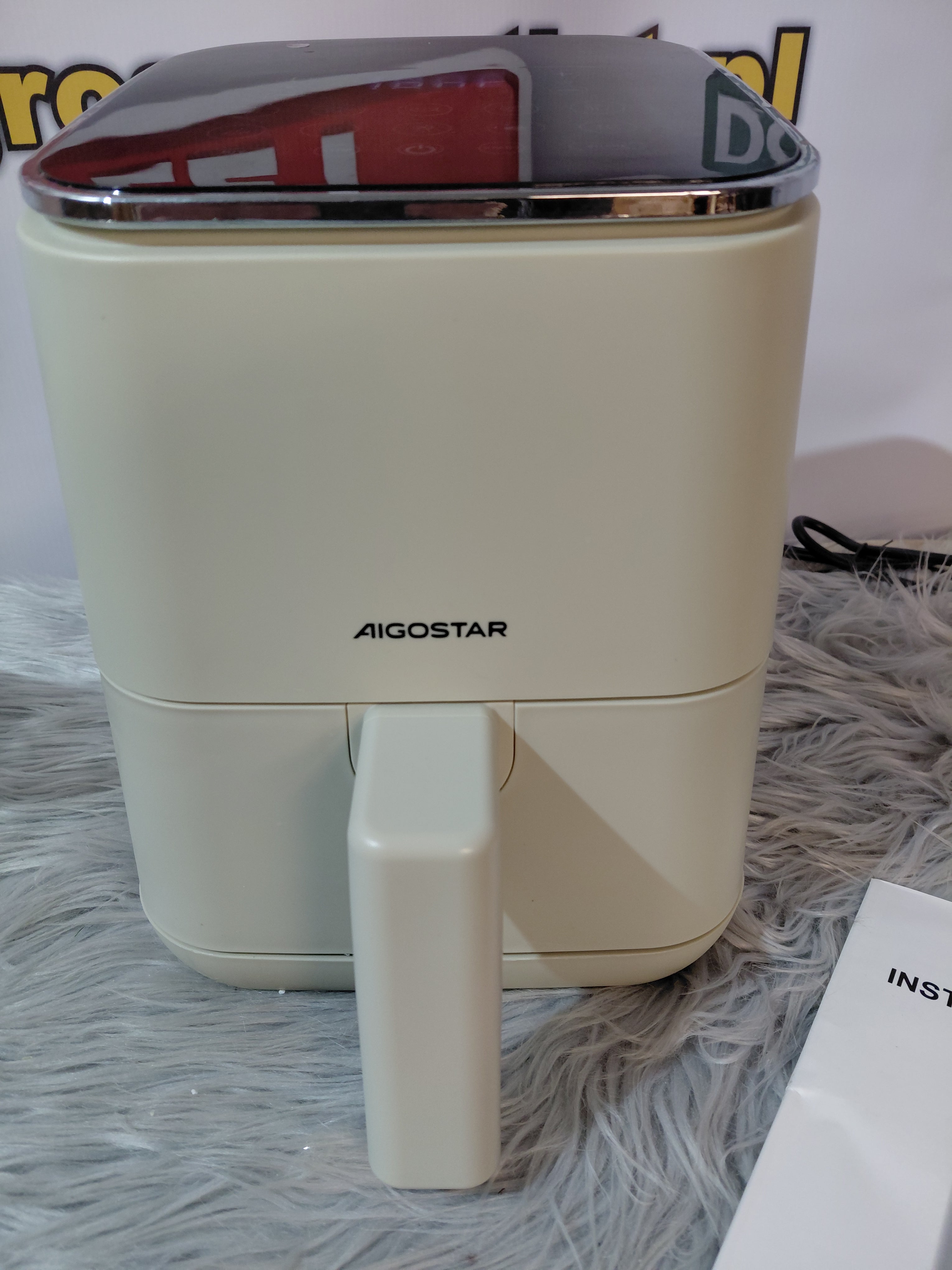 Aigostar Frytkownica Beztłuszczowa B30202O4L 2L – Air Fryer z Panelem Dotykowym