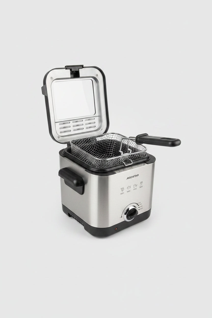 Aigostar 300004IZD - Frytkownica elektryczna 1,5L 1000W