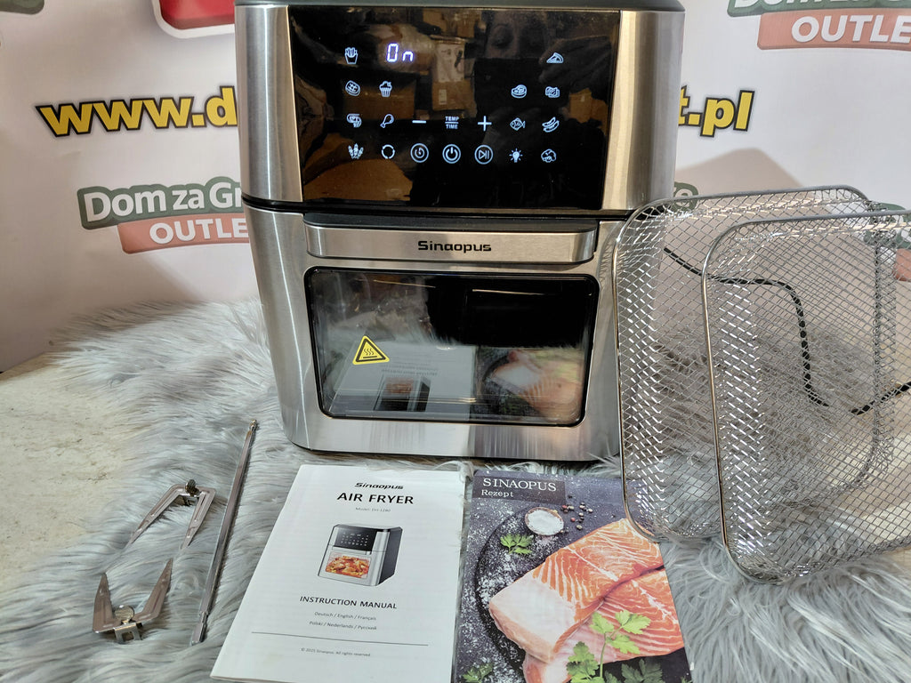 Sinaopus Air Fryer – Oil-Free Fryer with Touchscreen and Rotisserie