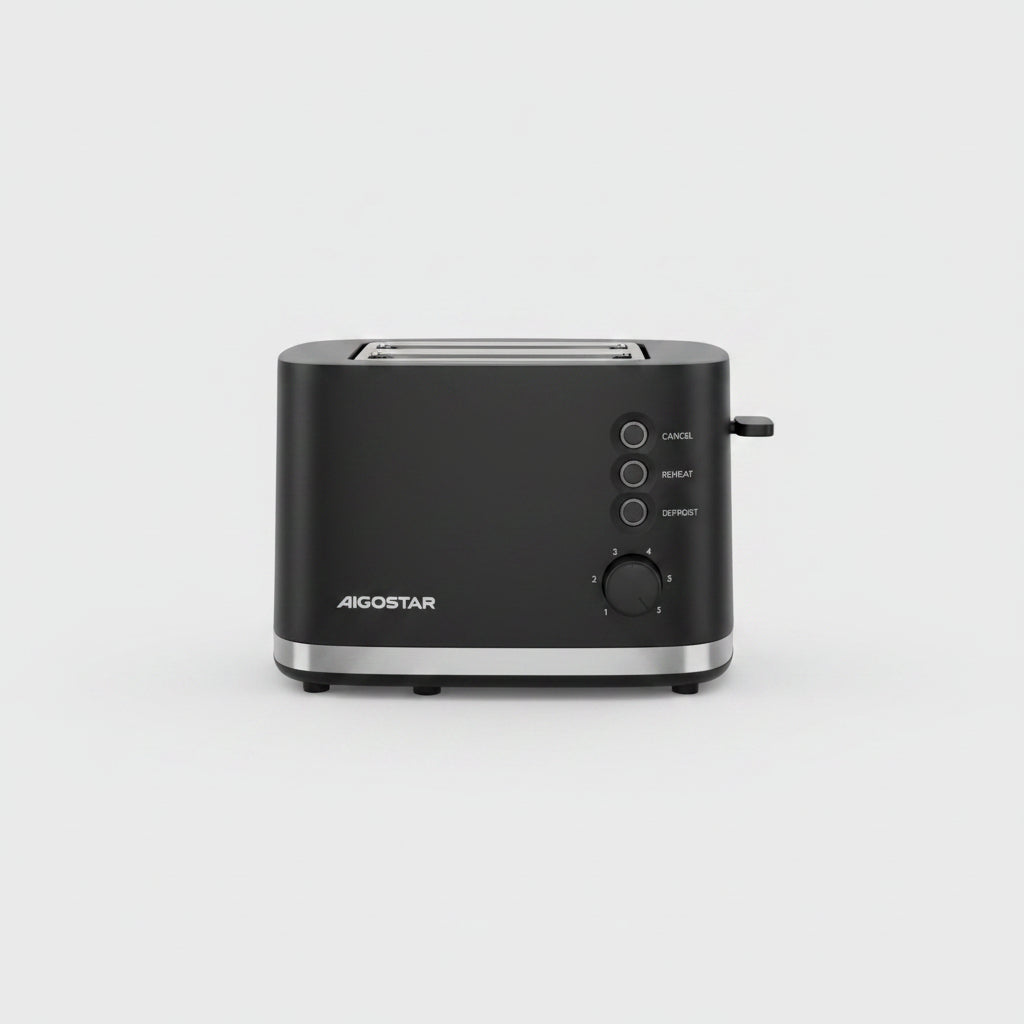 Aigostar Toster Dwukomorowy B30202J4R – Cancel, Reheat, Defrost