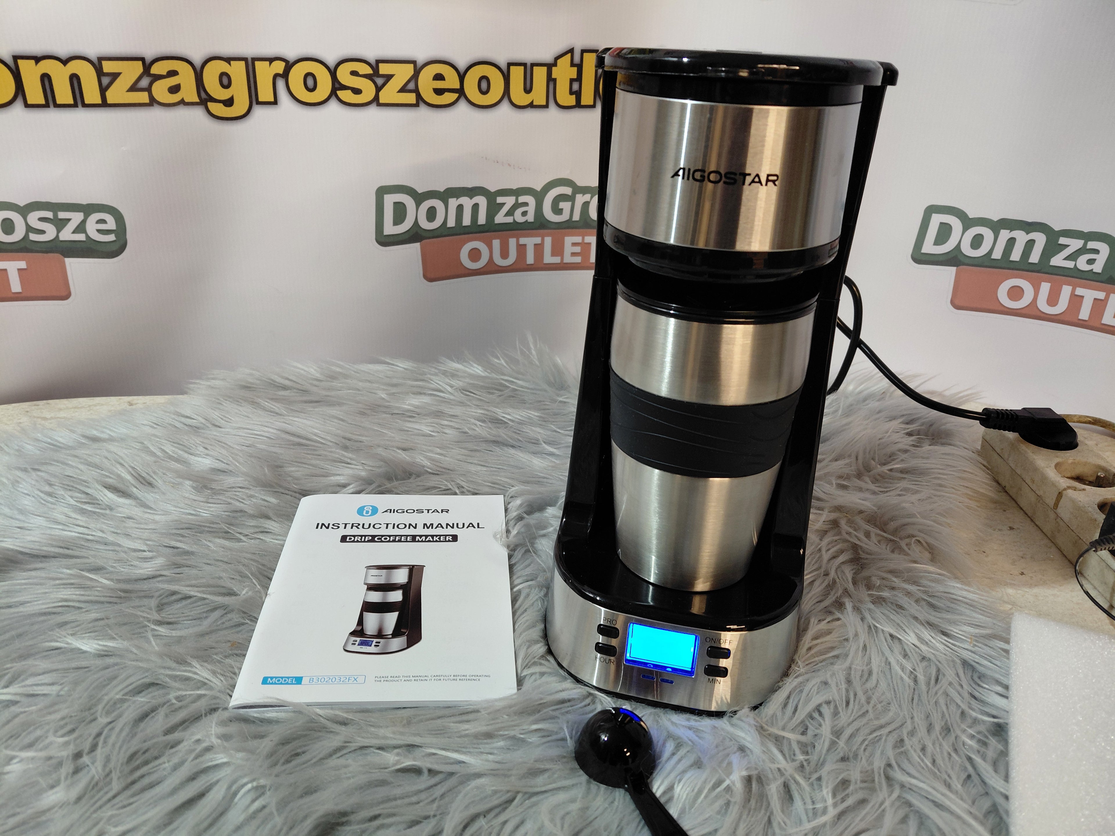 Aigostar Ekspres Przelewowy Drip Coffee Maker B302032FX