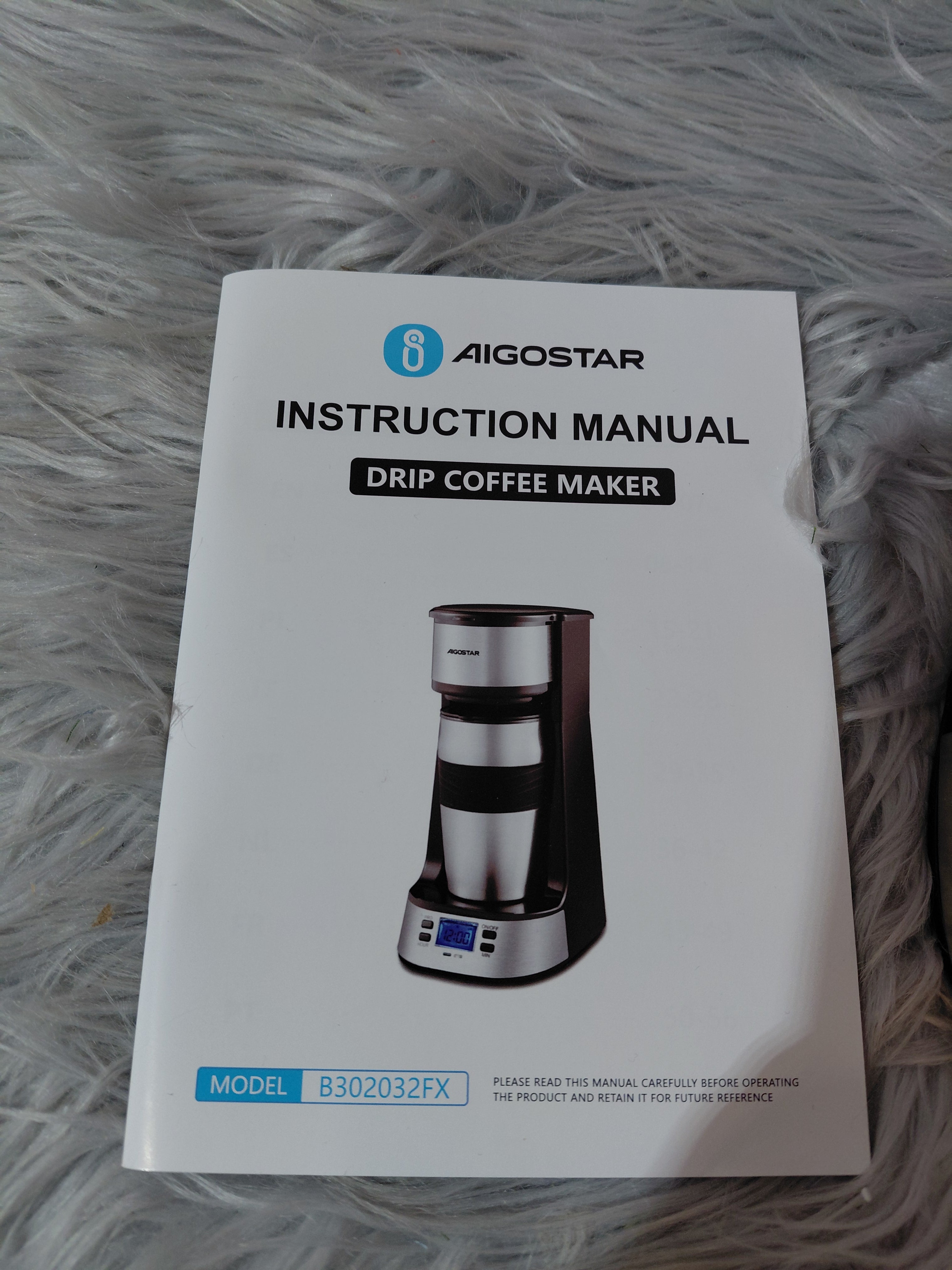 Aigostar Ekspres Przelewowy Drip Coffee Maker B302032FX