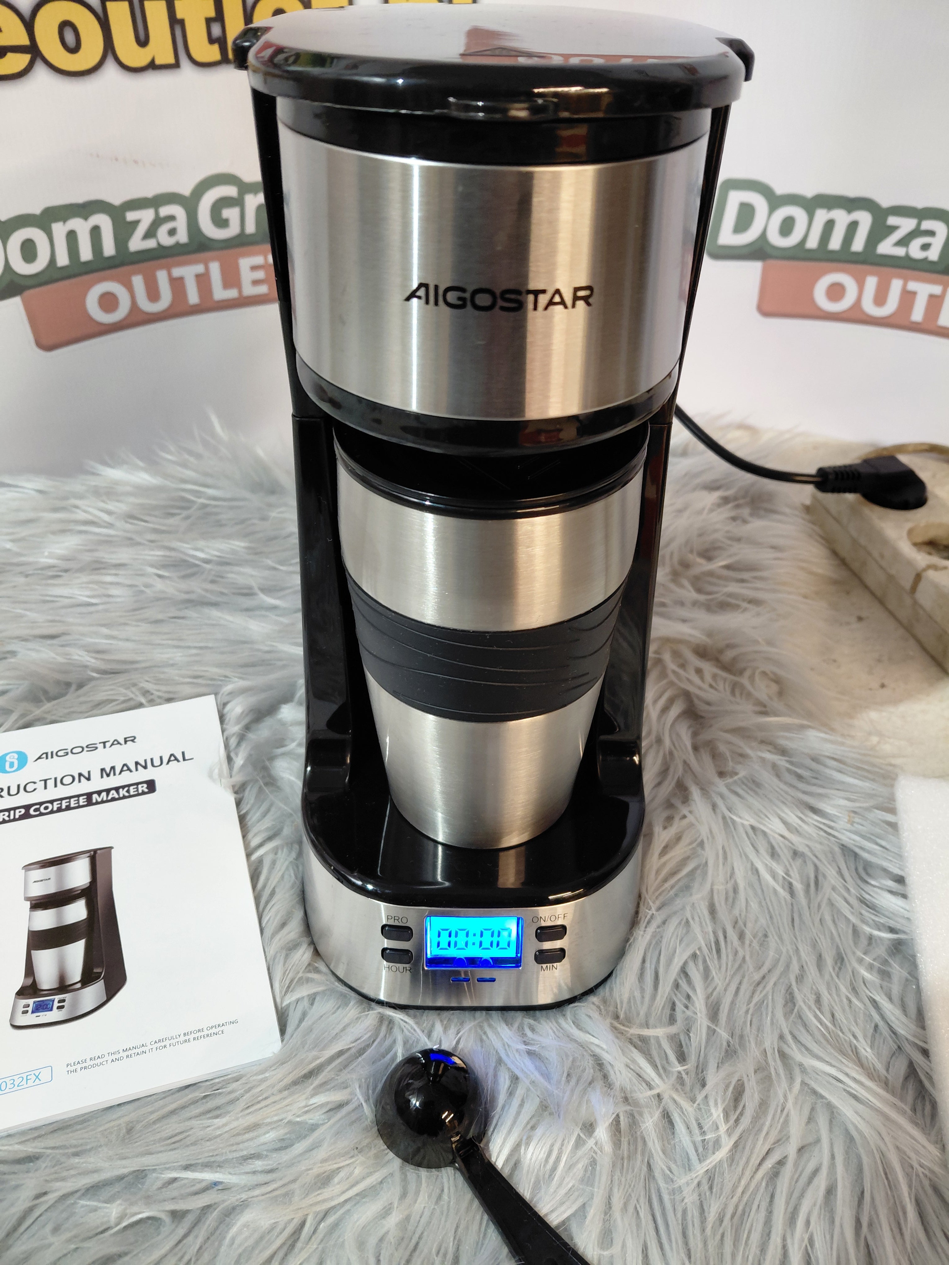 Aigostar Ekspres Przelewowy Drip Coffee Maker B302032FX