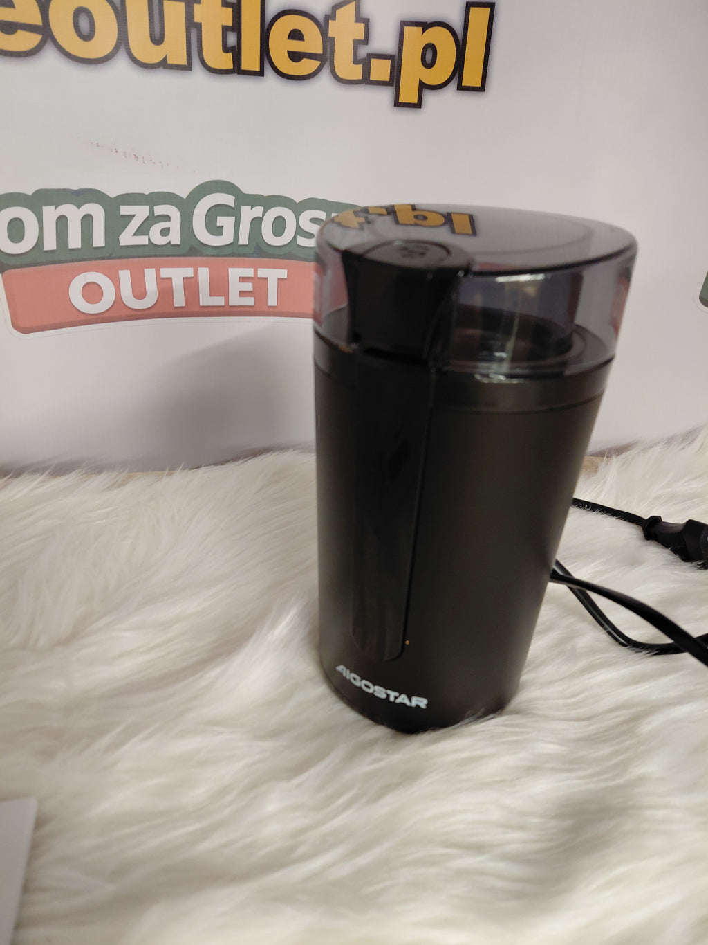 Młynek do Kawy Elektryczny Aigostar – stal nierdzewna, miele kawę, przyprawy i zioła ☕ prosty w obsłudze!