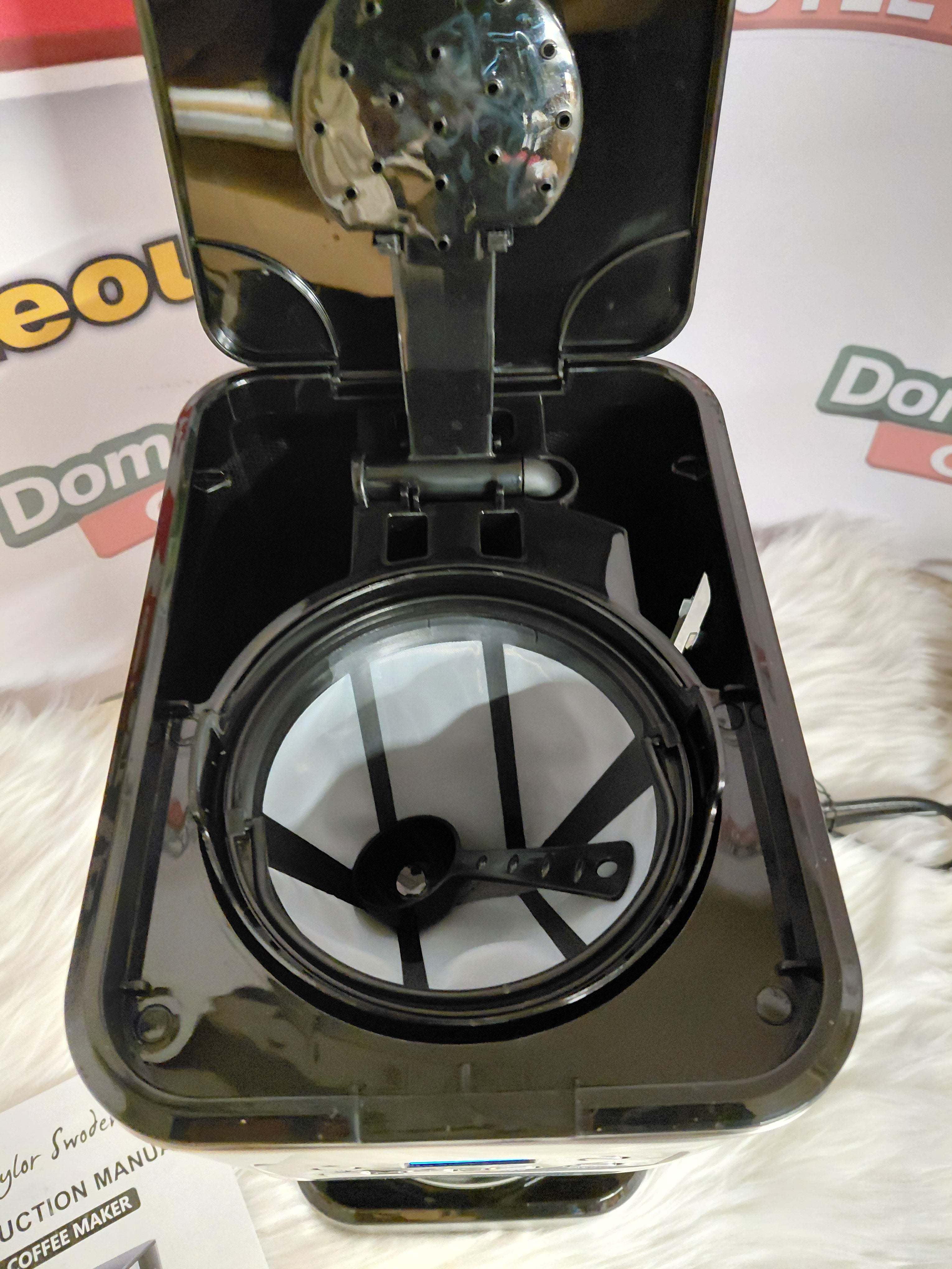 Taylor Swoden - drip coffee maker with timer, stainless steel (new)