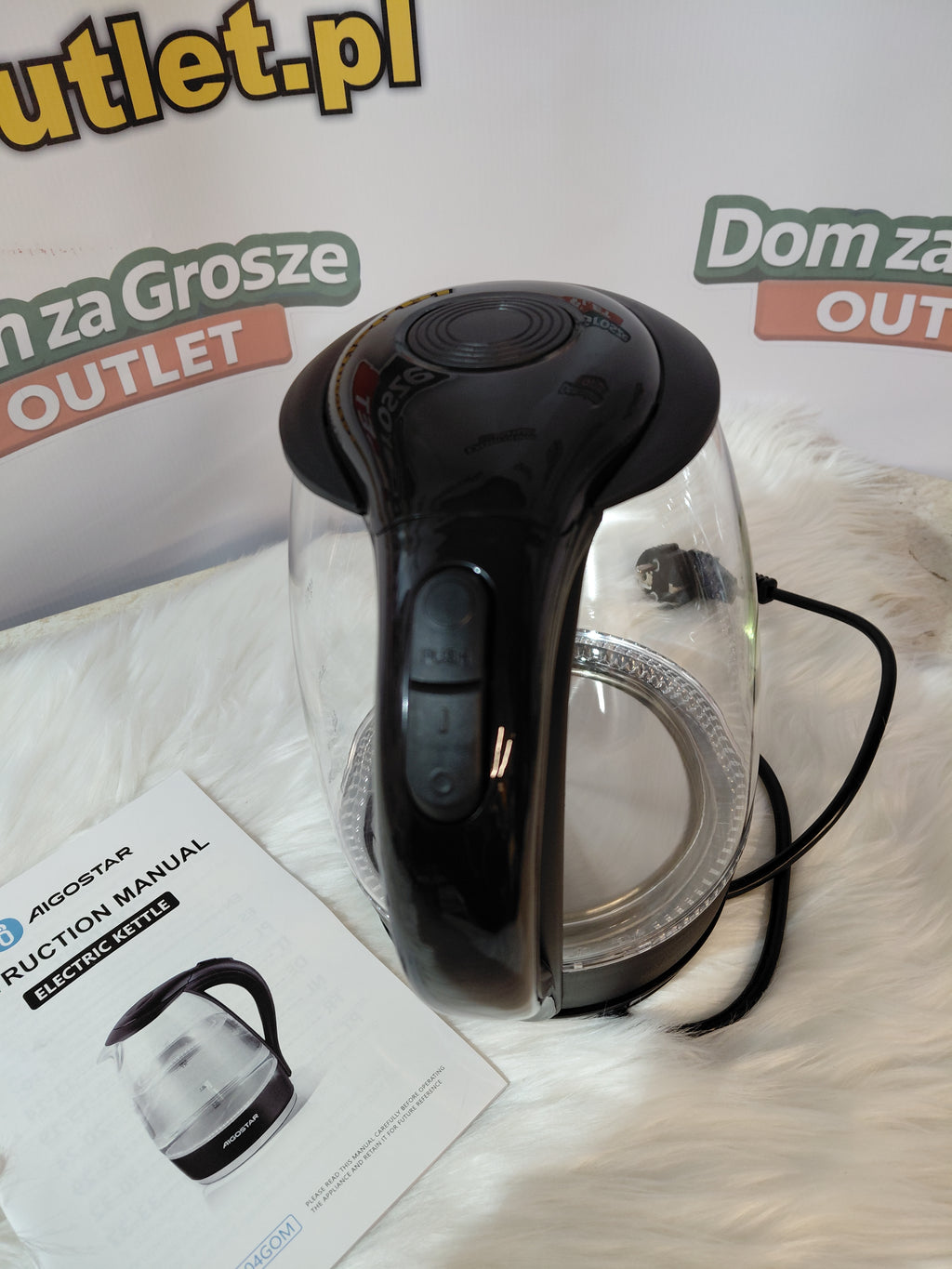 Aigostar - glass electric kettle with LED illumination, available in 2 colors (new)