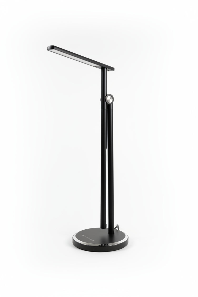 Aigostar HD1816A Lampka Biurkowa LED 8W 400lm 5 Barw Sciemnianie USB Czarna