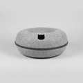 Cat Donut 2-in-1 Nobleza Bed – tunnel + bed, soft felt, Ø59 cm 🐈 Your cat will love it!