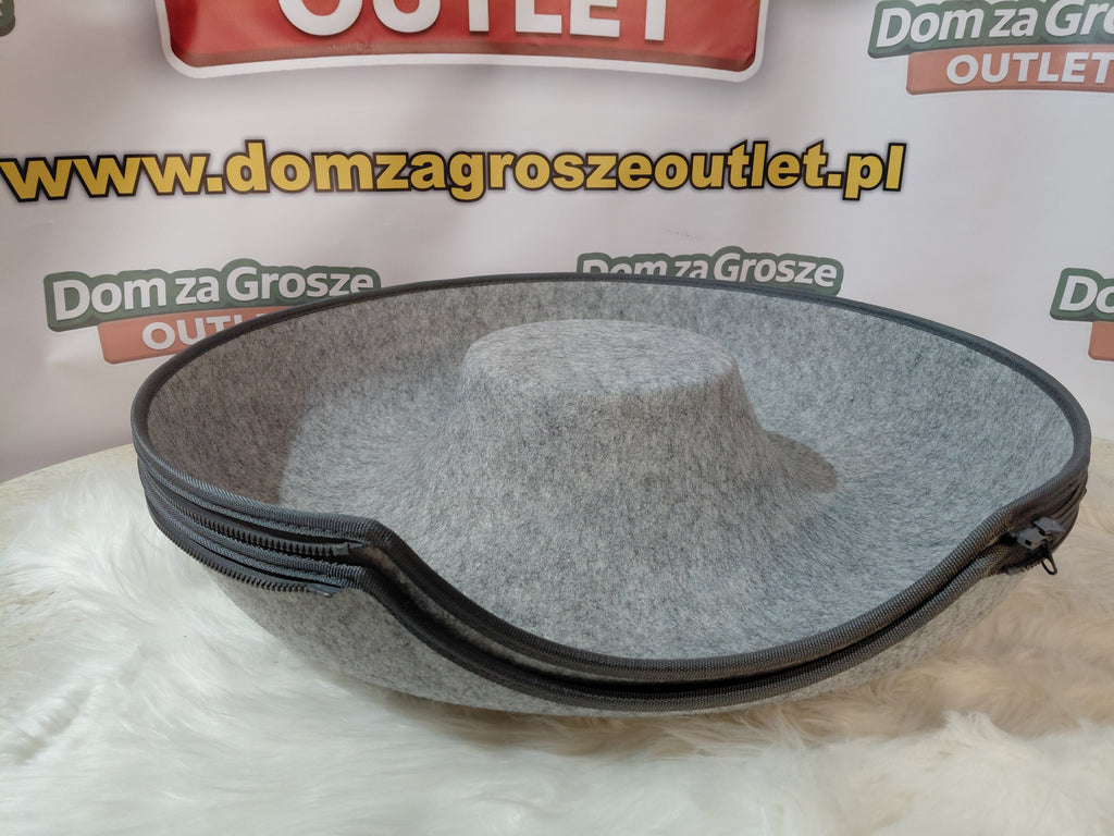 Cat Donut 2-in-1 Nobleza Bed – tunnel + bed, soft felt, Ø59 cm 🐈 Your cat will love it!