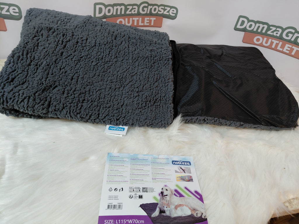 Nobleza Pet Thermal Mat – Samonagrzewająca Mata dla Psa i Kota, L 115x70 cm