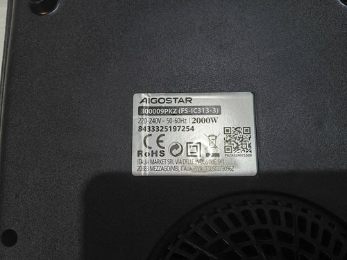 Aigostar - single induction hob with touch panel (ex-display)