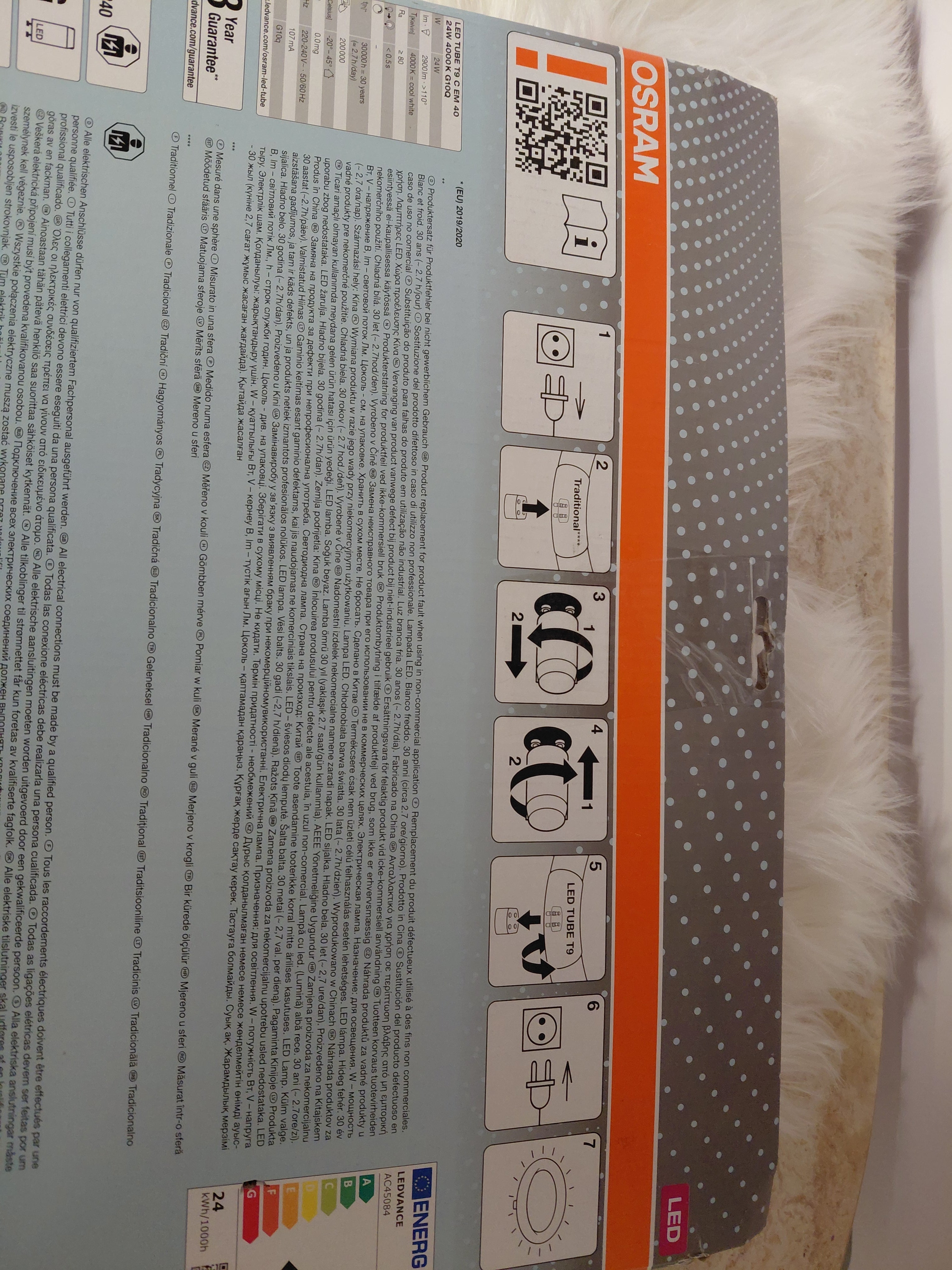 OSRAM LEDVANCE - świetlowka LED okrągła T9 Circular 40W (nowa)