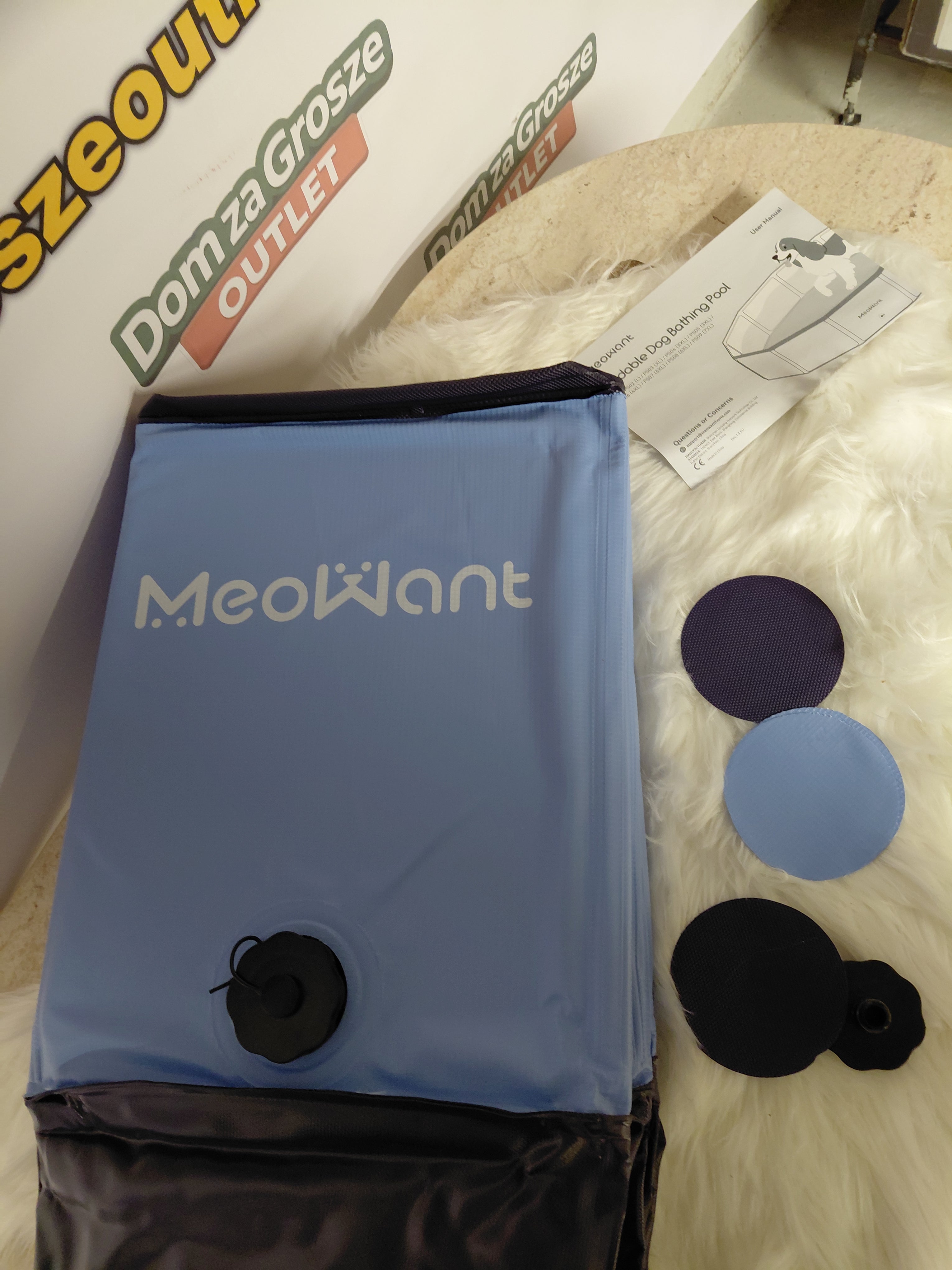 Meowant Foldable Dog Bathing Pool – składany basen dla psa 4XL (220 cm)