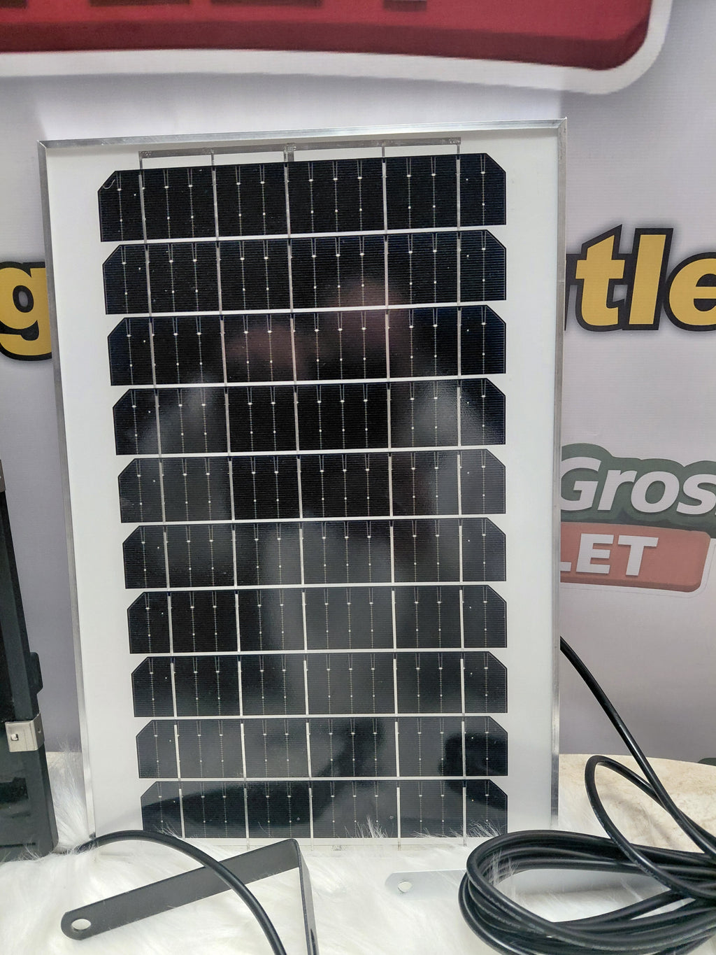 Aigostar 100W RGB Solar Garden Light with Remote Control - Outdoor Lighting IP66