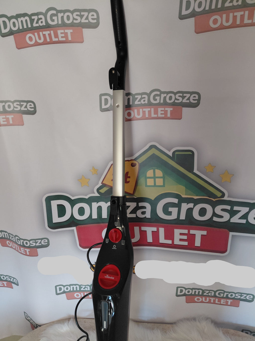Vileda Steam Plus Mop Parowy 1550W Elektryczny 2 Nakładki Stan Powystawowy