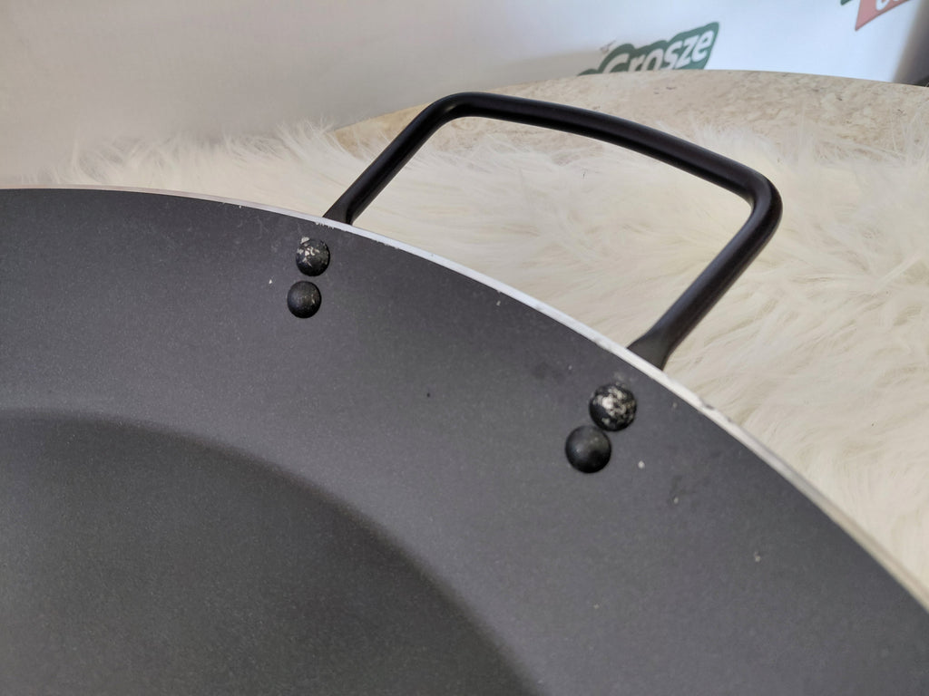 Patelnia do Paelli 50 cm Stalowa Indukcja 2 Uchwyty Stan Outlet