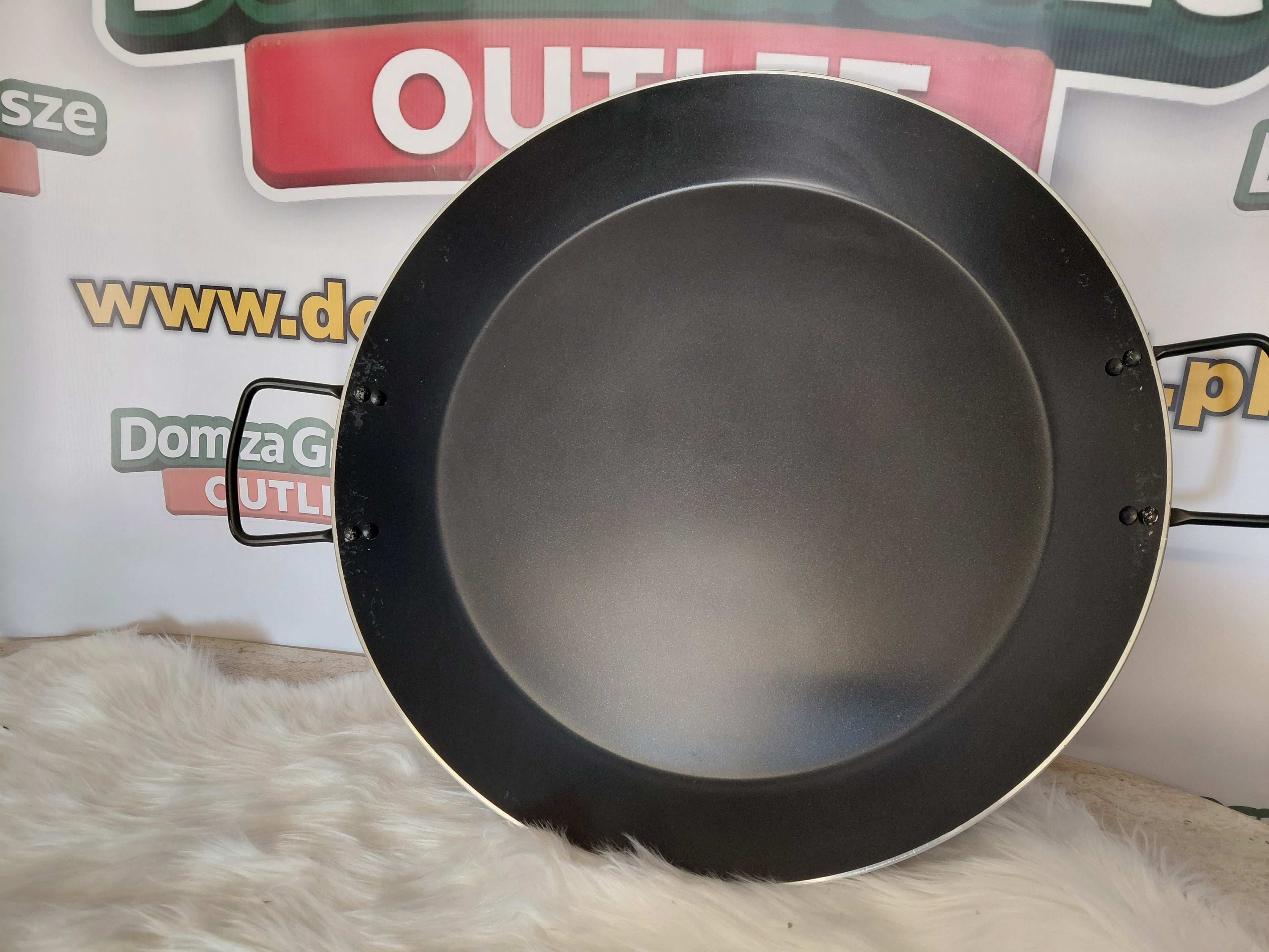 Patelnia do Paelli 50 cm Stalowa Indukcja 2 Uchwyty Stan Outlet