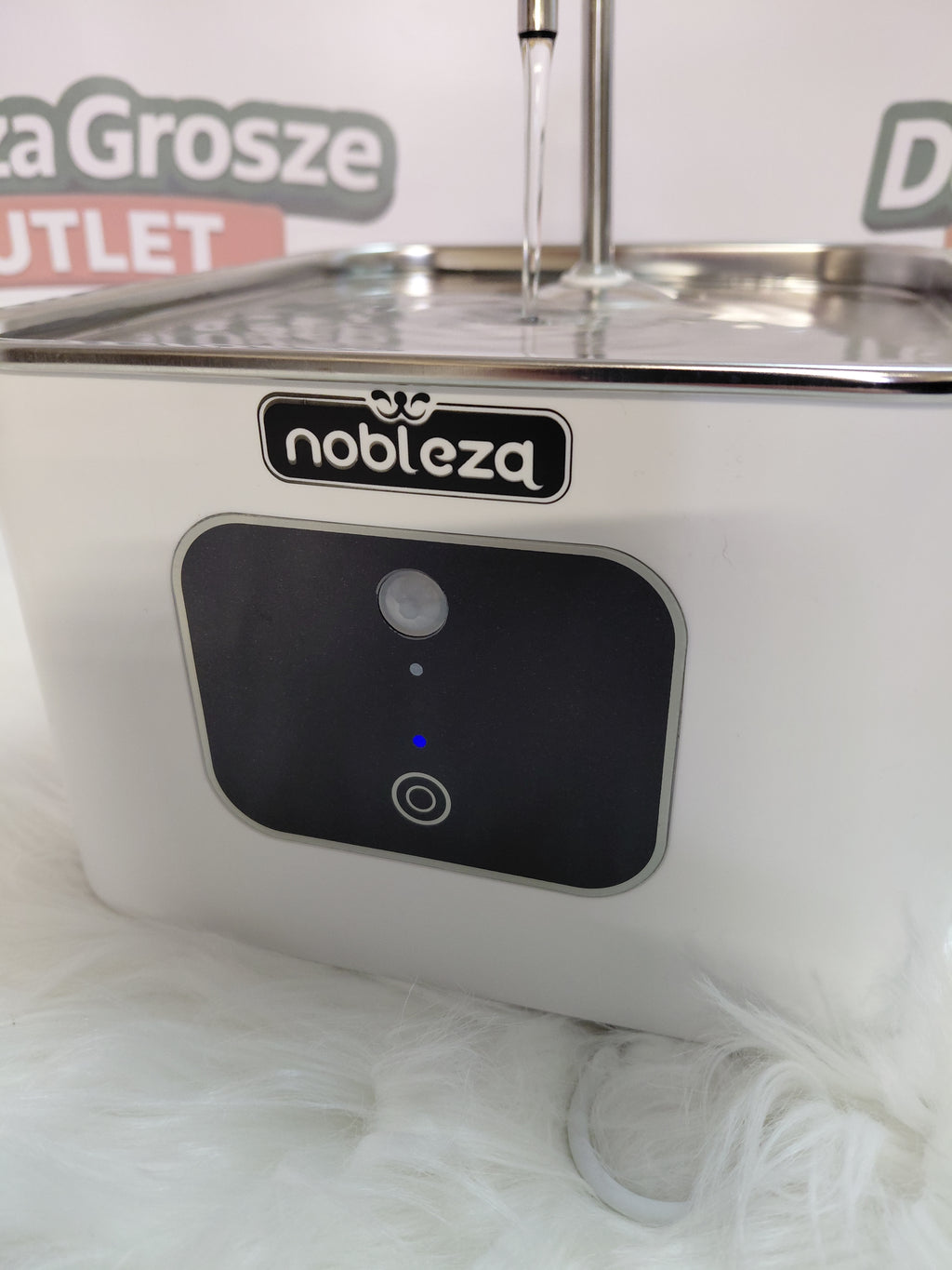 Nobleza CHIWDO13 Automatic 4L Stainless Steel Cat Dog Fountain Filter