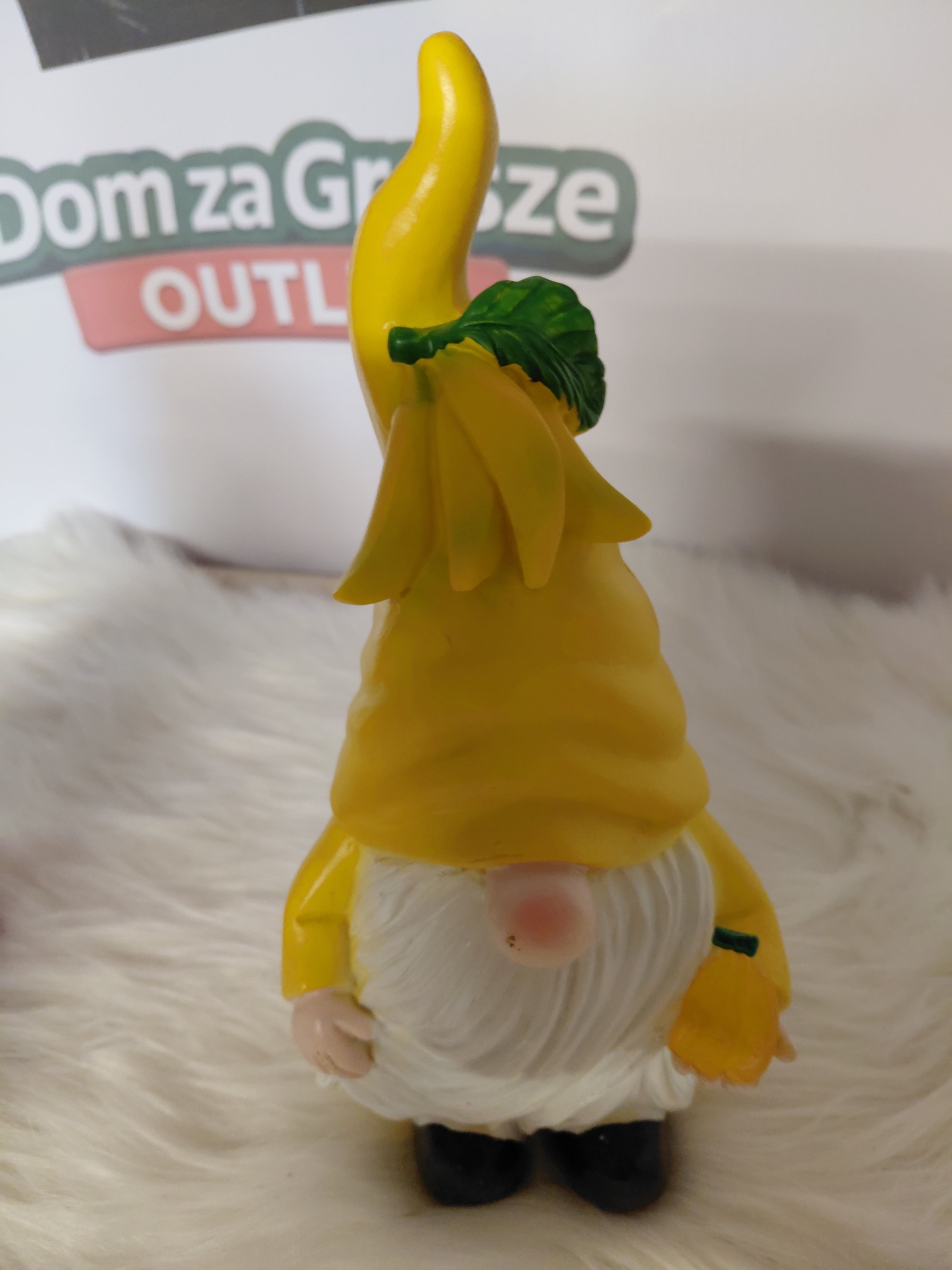 Figurki skrzaty dekoracyjne zestaw 3 szt. 23 cm - owocowe, urocza dekoracja domu!