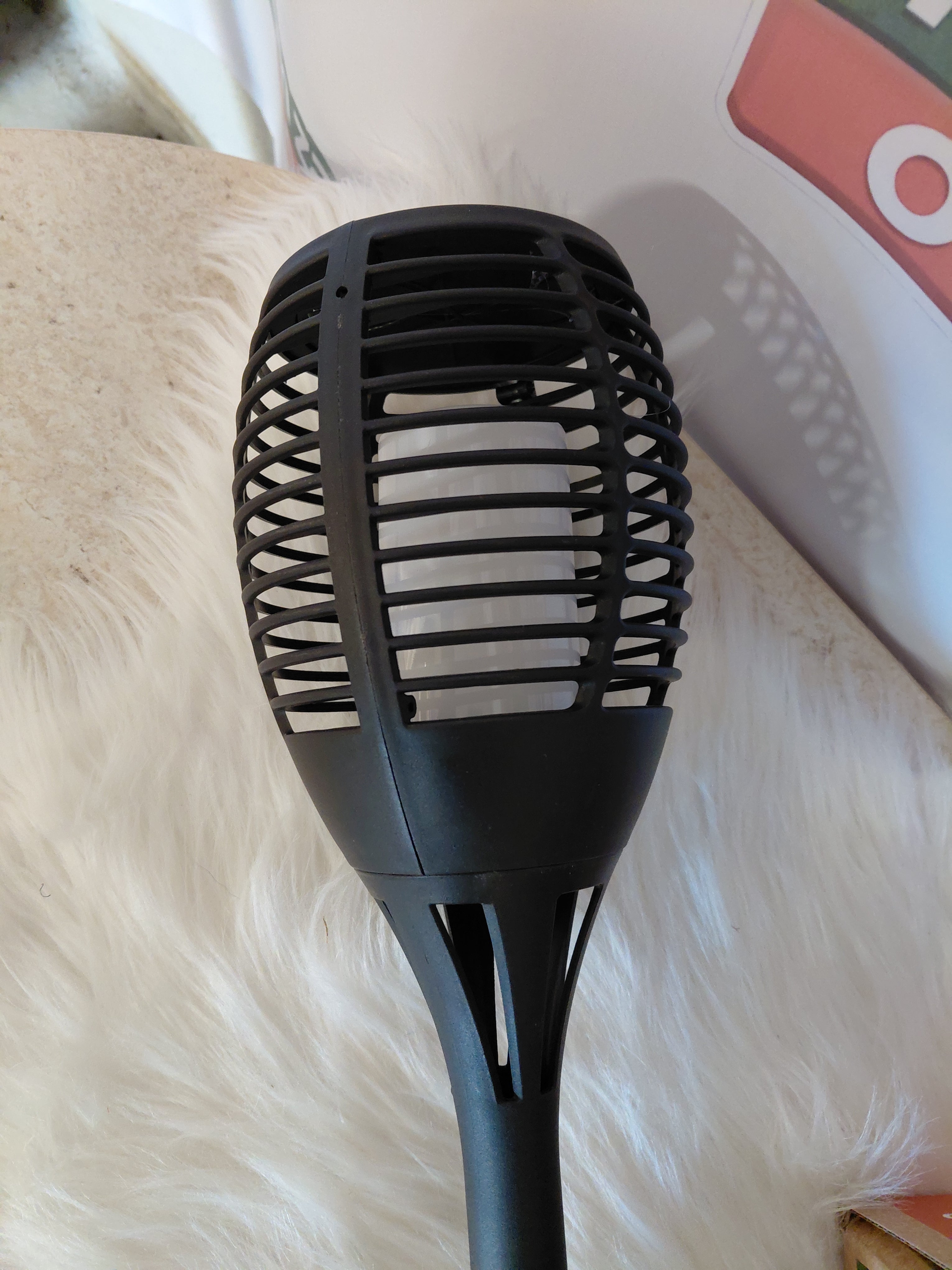 Grundig Solarna pochodnia ogrodowa LED - efekt żywego płomienia, 78 cm