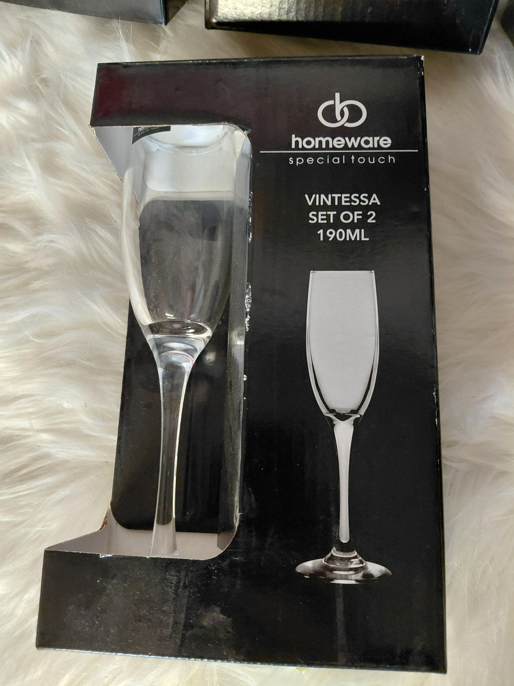 Homeware Special Touch VINTESSA Kieliszki do szampana 190ml zestaw 2 szt.