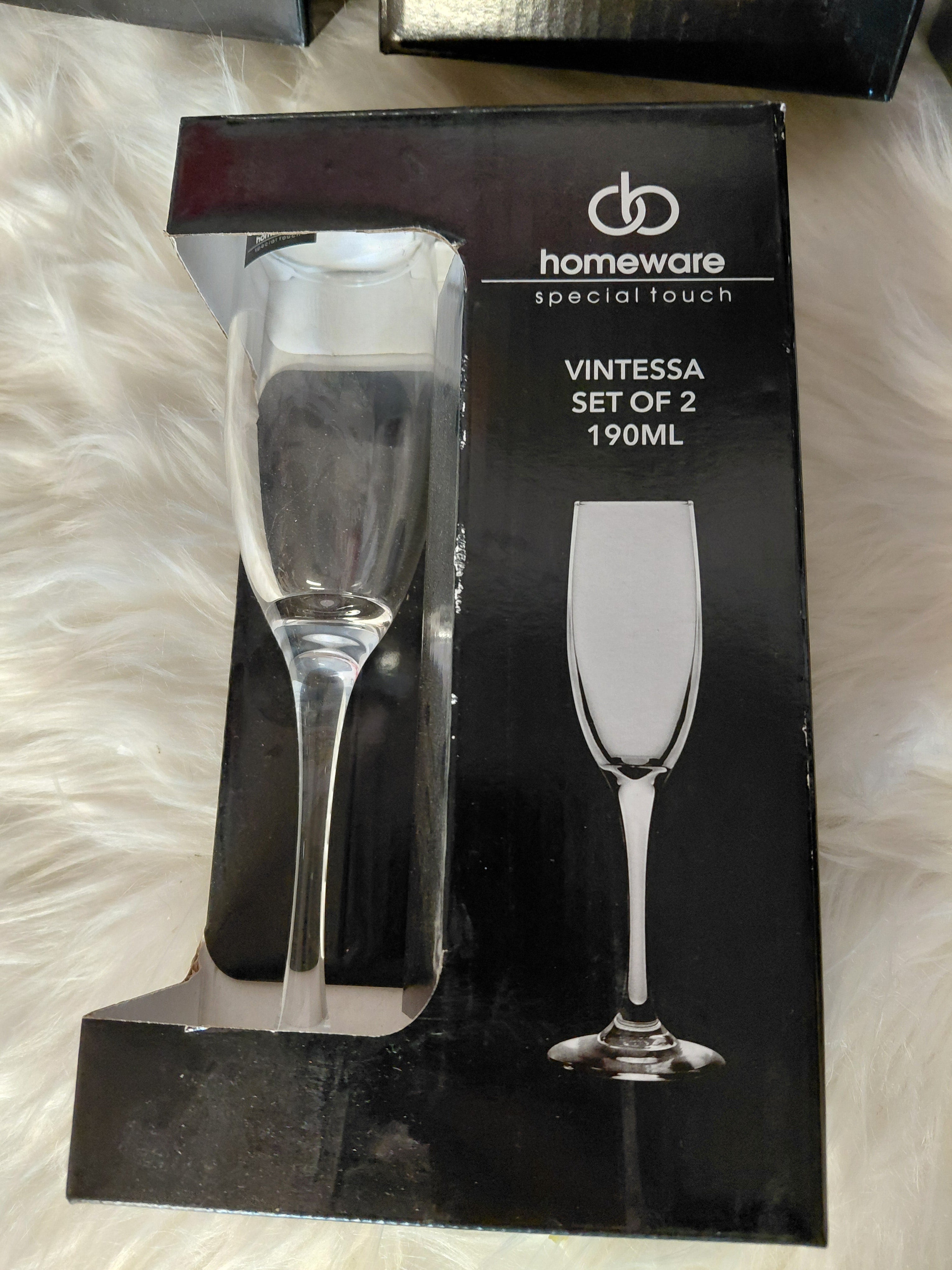 Homeware Special Touch VINTESSA Kieliszki do szampana 190ml zestaw 2 szt.