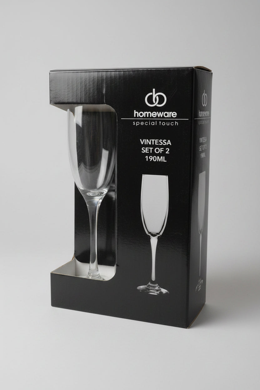 Homeware Special Touch VINTESSA Kieliszki do szampana 190ml zestaw 2 szt.