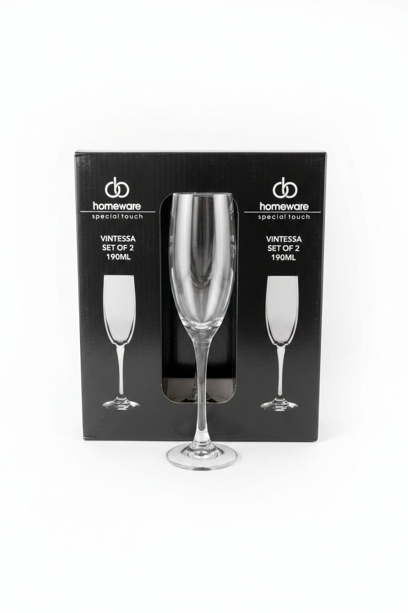 Homeware Special Touch VINTESSA Kieliszki do szampana 190ml zestaw 2 szt.