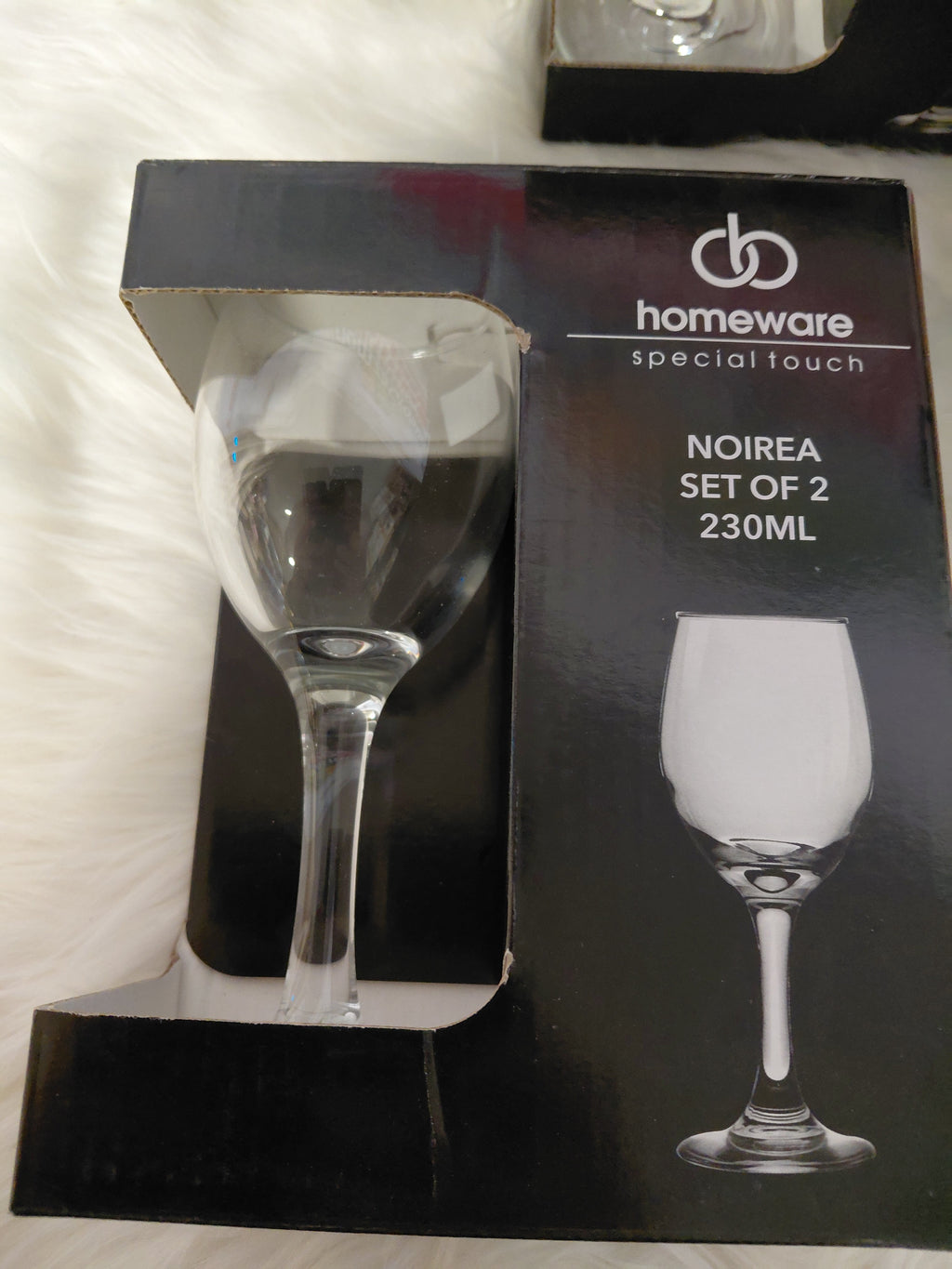 Homeware Special Touch NOIREA Kieliszki 230ml zestaw 2 szt.