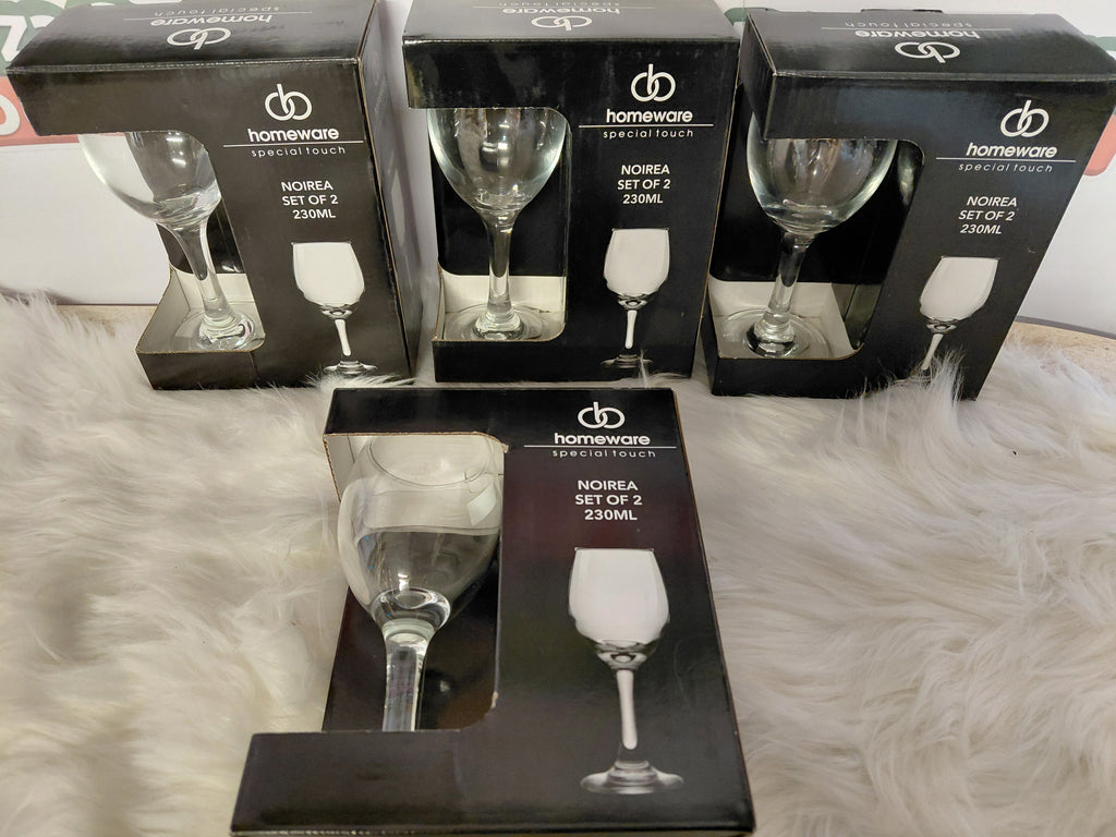 Homeware Special Touch NOIREA Kieliszki 230ml zestaw 2 szt.