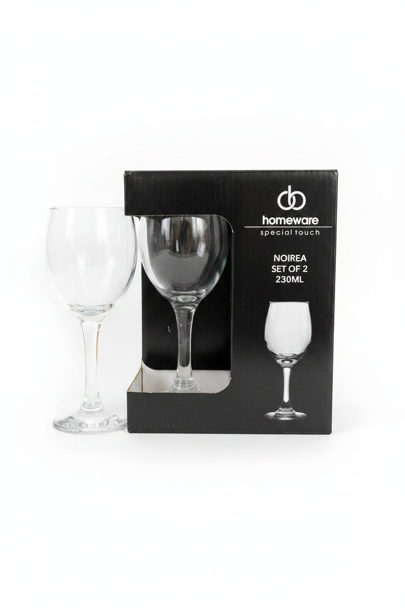 Homeware Special Touch NOIREA Kieliszki 230ml zestaw 2 szt.