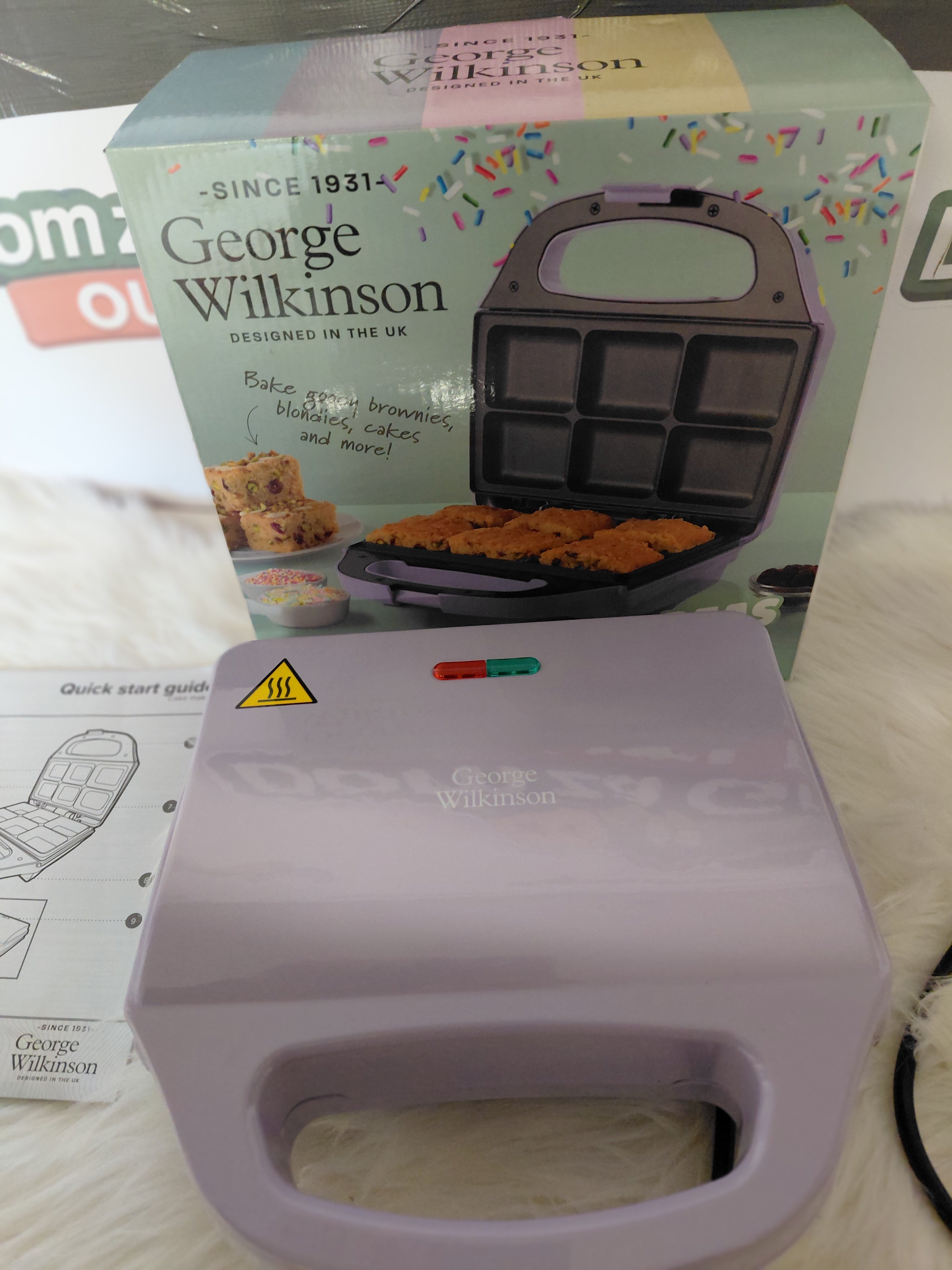 George Wilkinson Forma do pieczenia brownie 750W fioletowa