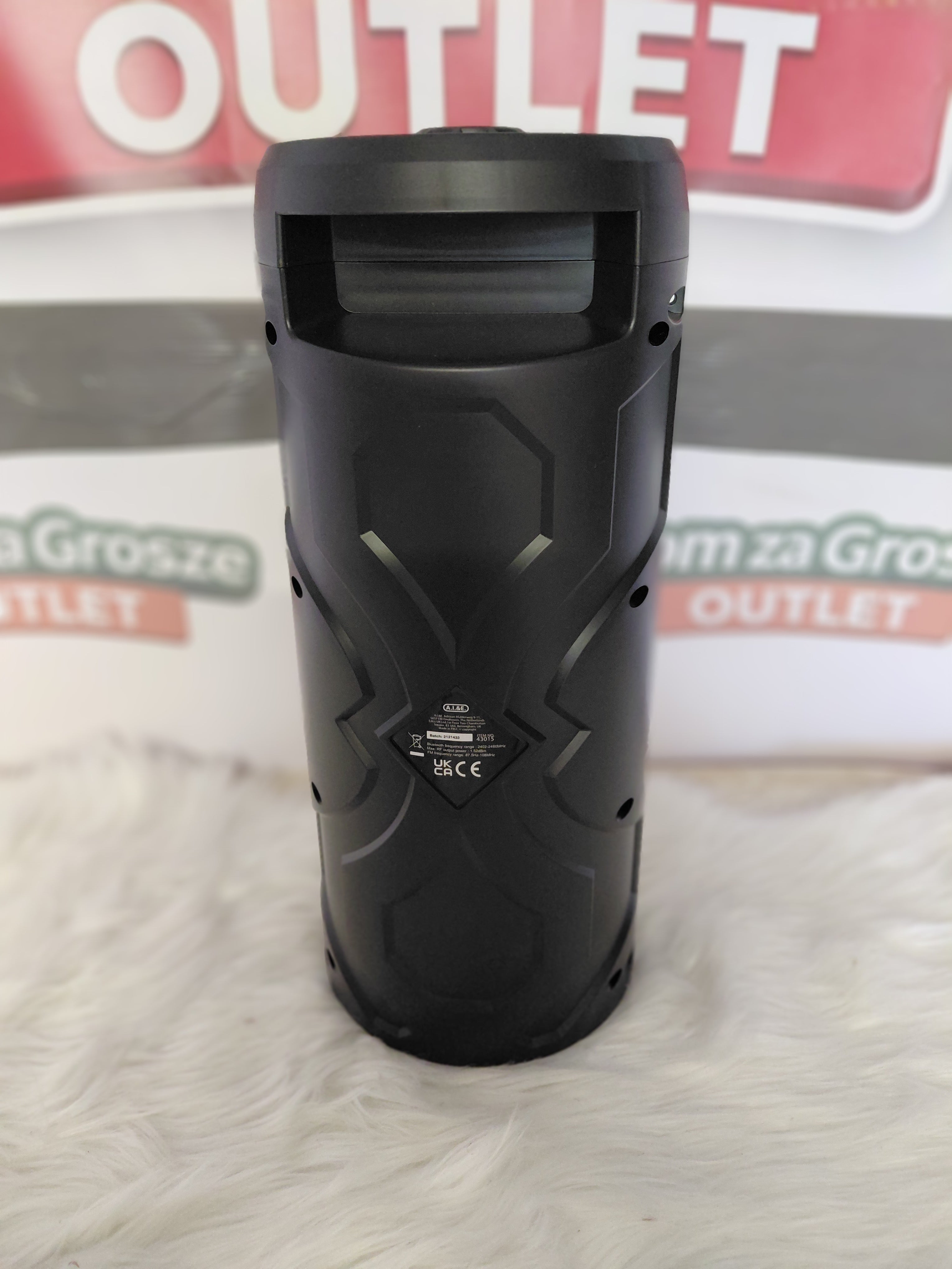 Głośnik Bluetooth Party Speaker RGB 2x5W - TWS, USB-C, 18 LED, 6h grania!