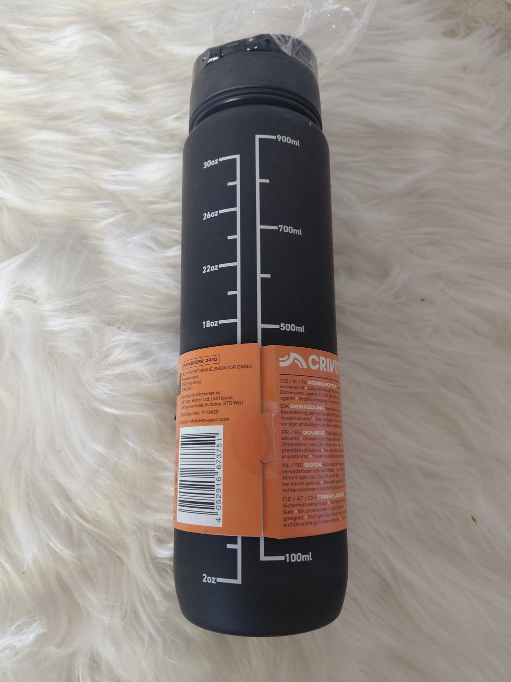 Bidon Sportowy CRIVIT z Podziałką 1000 ml — zestaw 2 szt.