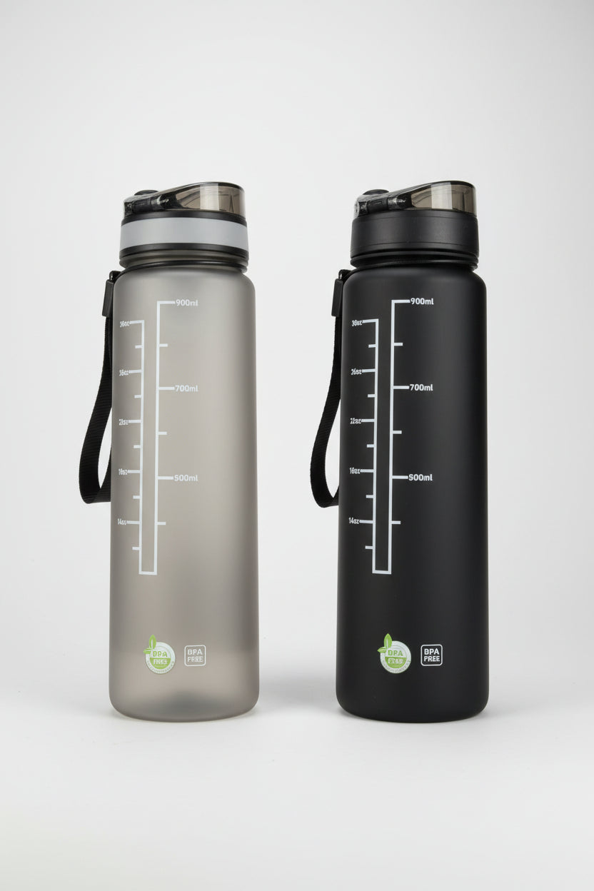 Bidon Sportowy CRIVIT z Podziałką 1000 ml — zestaw 2 szt.