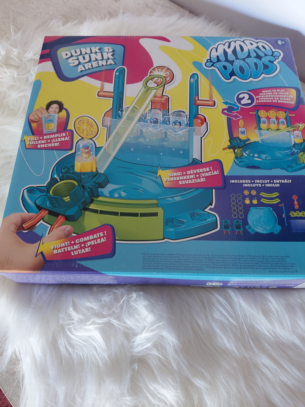 Hydro Pods Dunk & Sunk Arena | Gra Zręcznościowa z Wodą | Hasbro | 2 Sposoby Gry | 6+