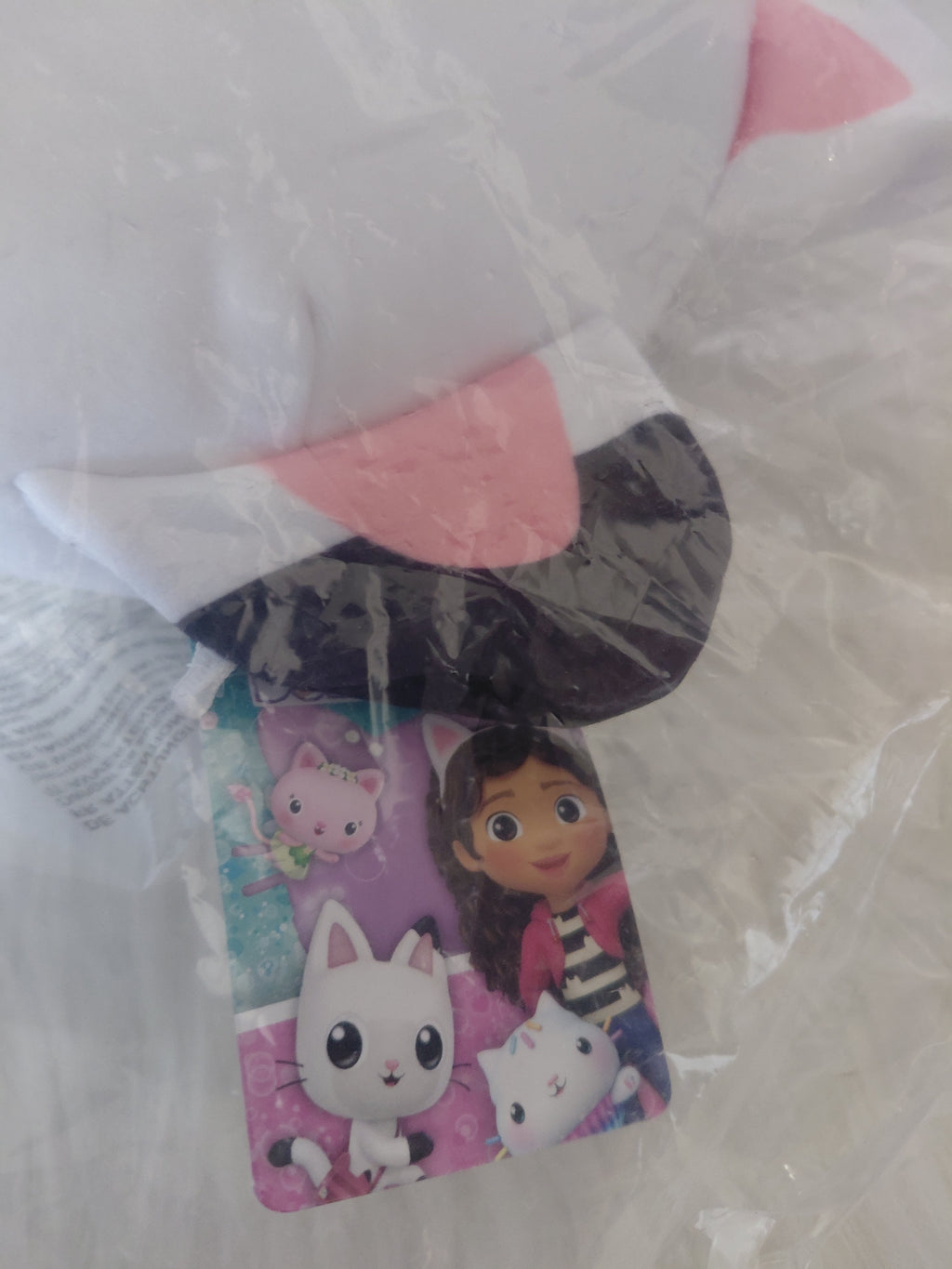 Gabby's Dollhouse Pandy Paws Pluszak Maskotka | Biały Kotek | Duży Miś 6+