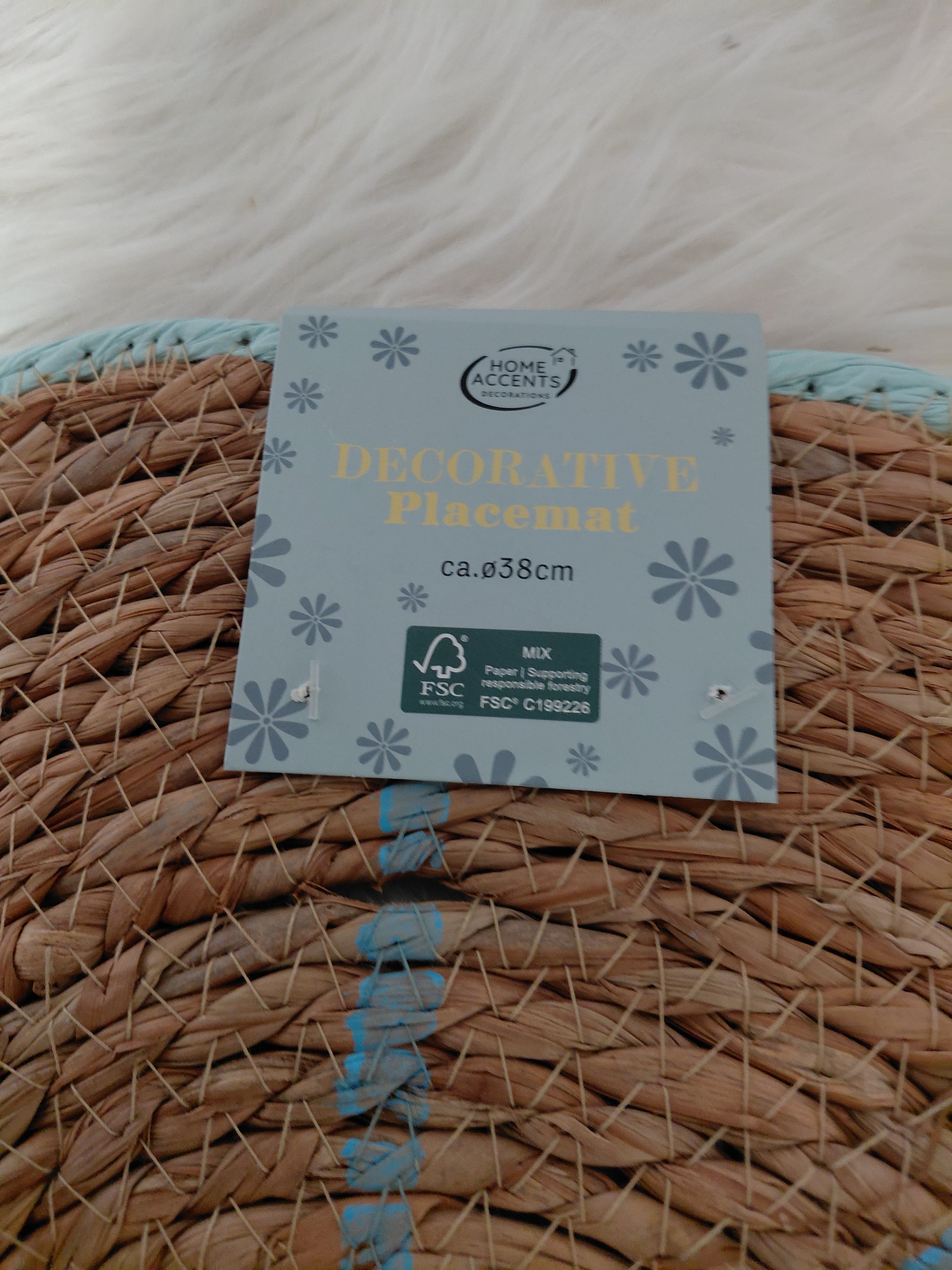 Home Accents - dekoracyjna podkładka stołowa ø38 cm